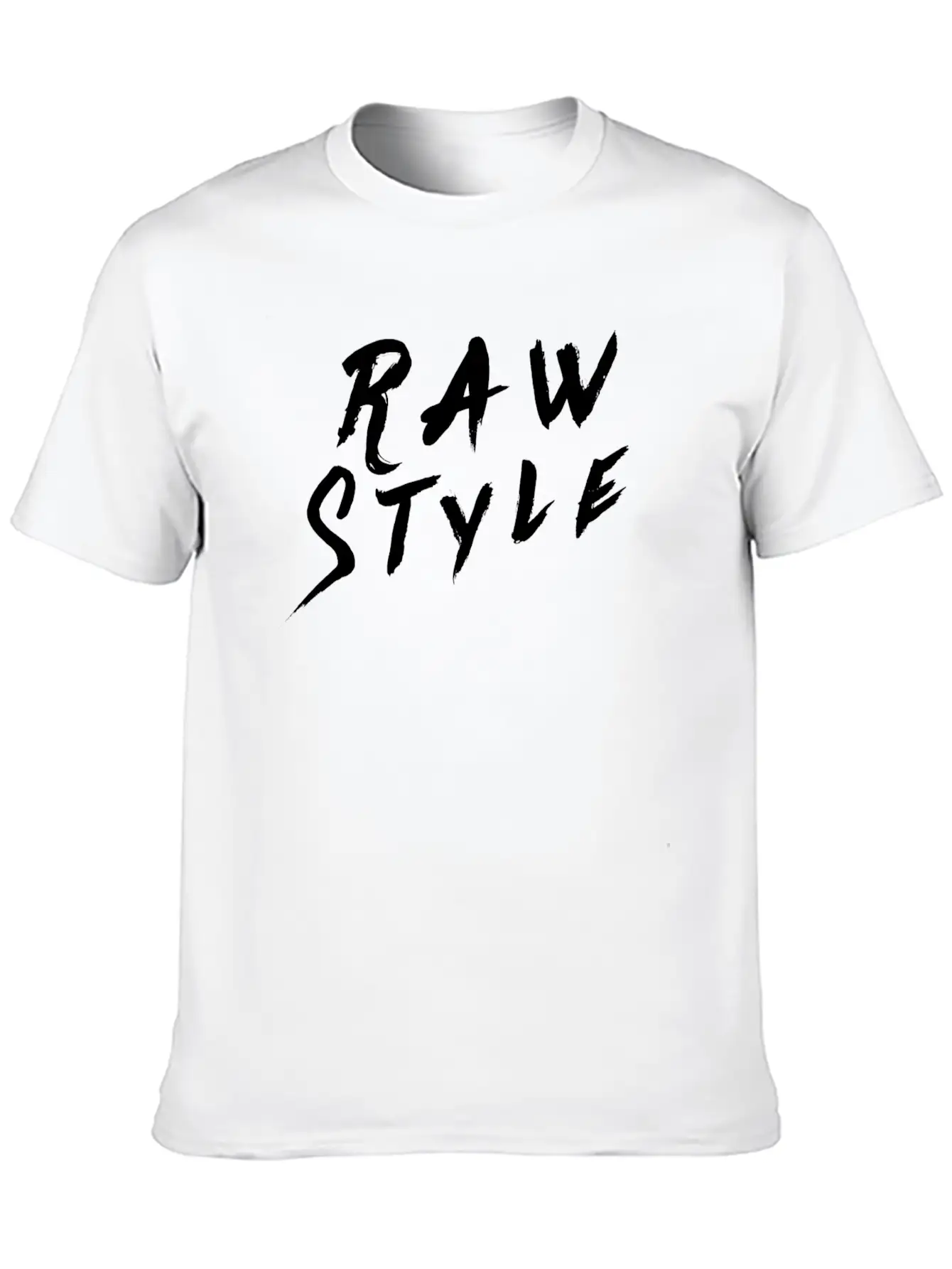 RawStyle (black) Lightweight Cotton T-Shirt – Daily Comfort Graphic Shirt