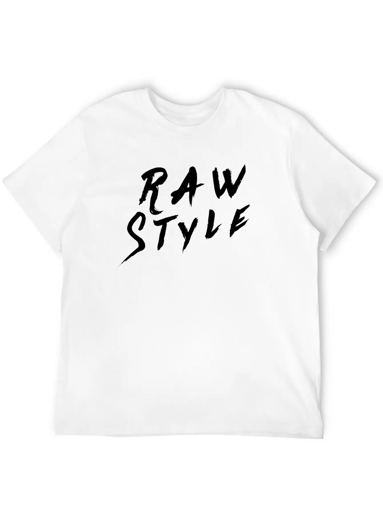 RawStyle (black) Lightweight Cotton T-Shirt – Daily Comfort Graphic Shirt