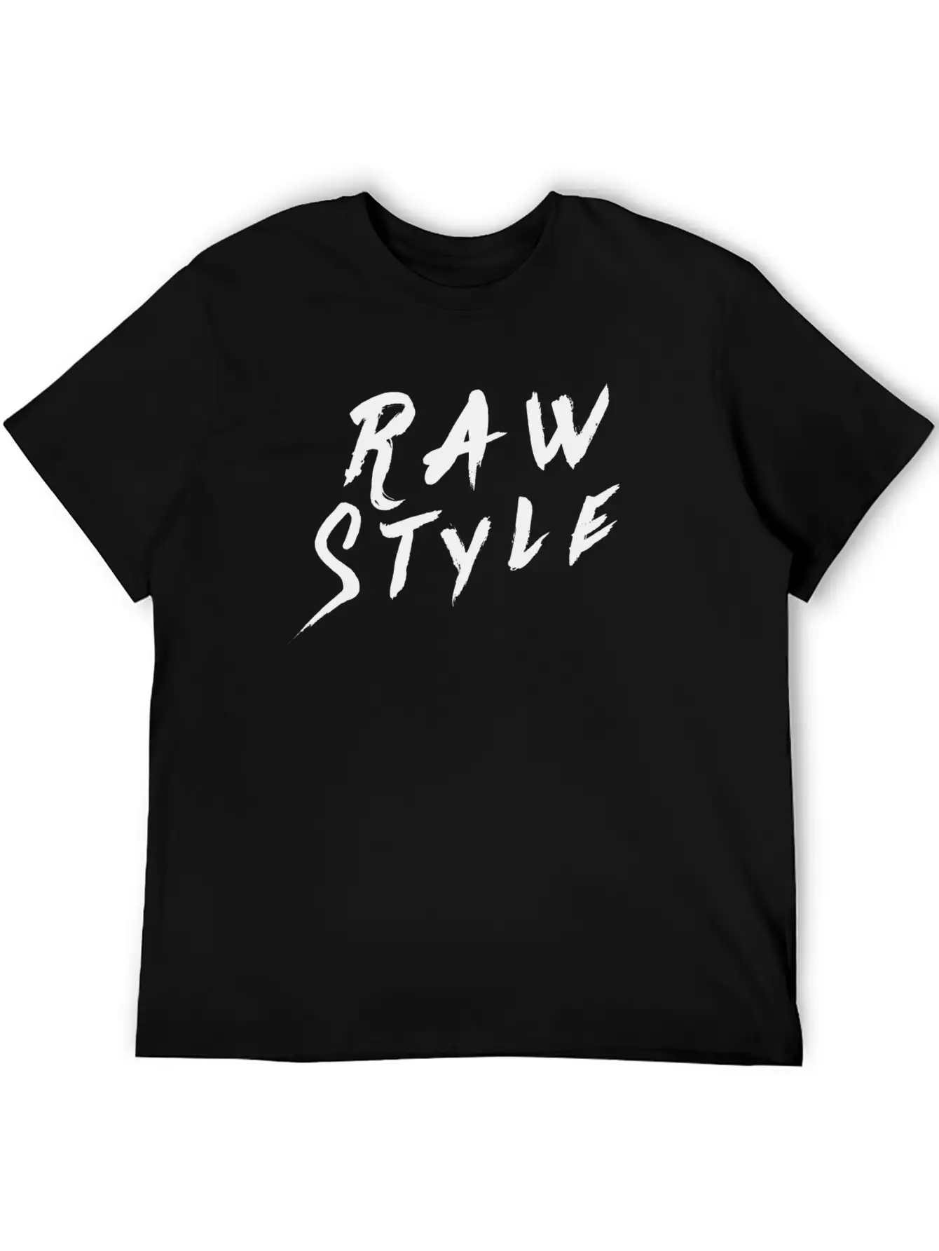 RawStyle (black) Lightweight Cotton T-Shirt – Daily Comfort Graphic Shirt