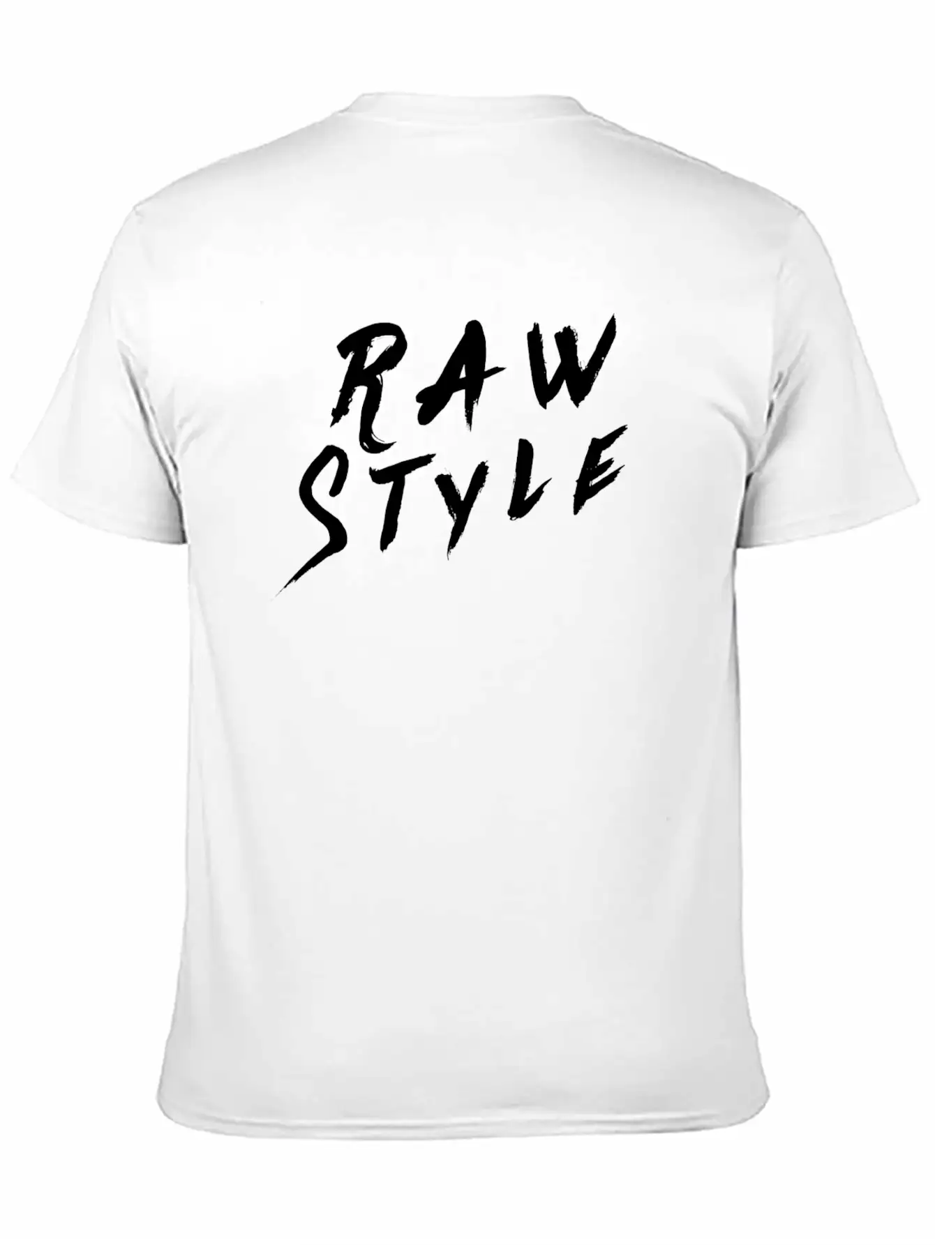 RawStyle (black) Lightweight Cotton T-Shirt – Daily Comfort Graphic Shirt