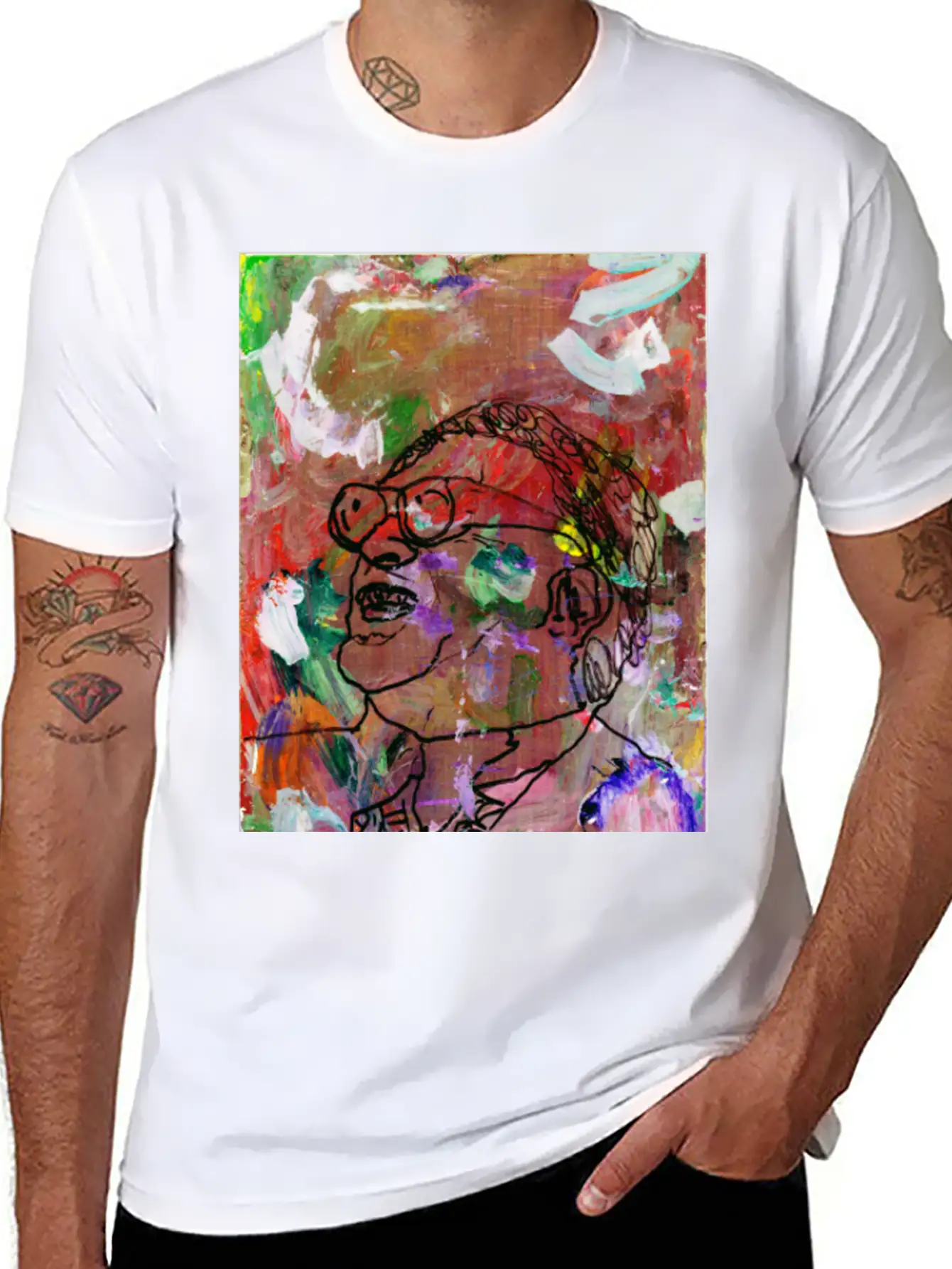 Ray Charles Lightweight Cotton T-Shirt – Daily Comfort Graphic Shirt