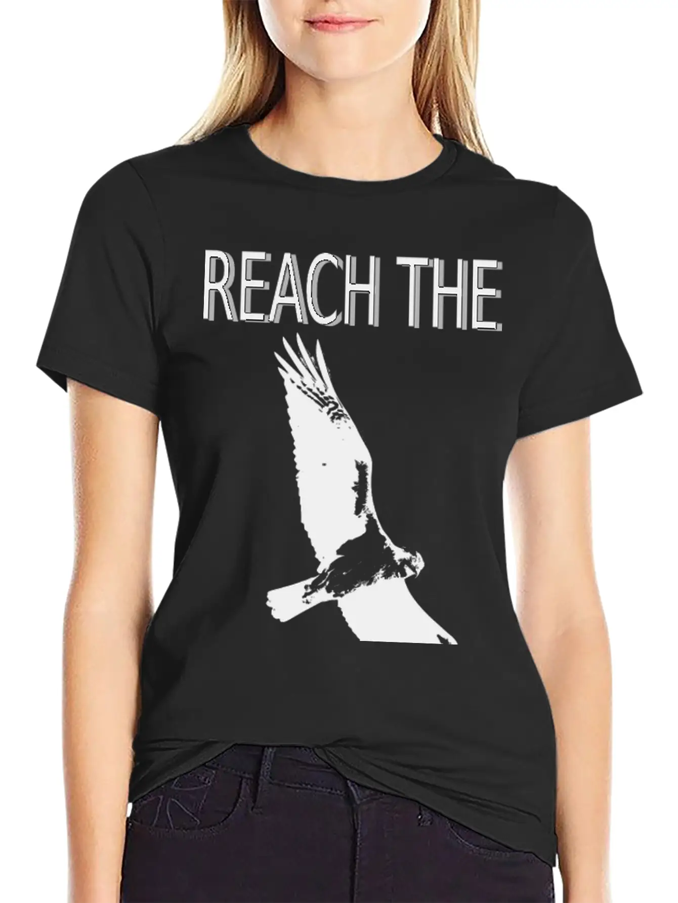 Reach The Sky Lightweight Cotton T-Shirt – Daily Comfort Graphic Shirt