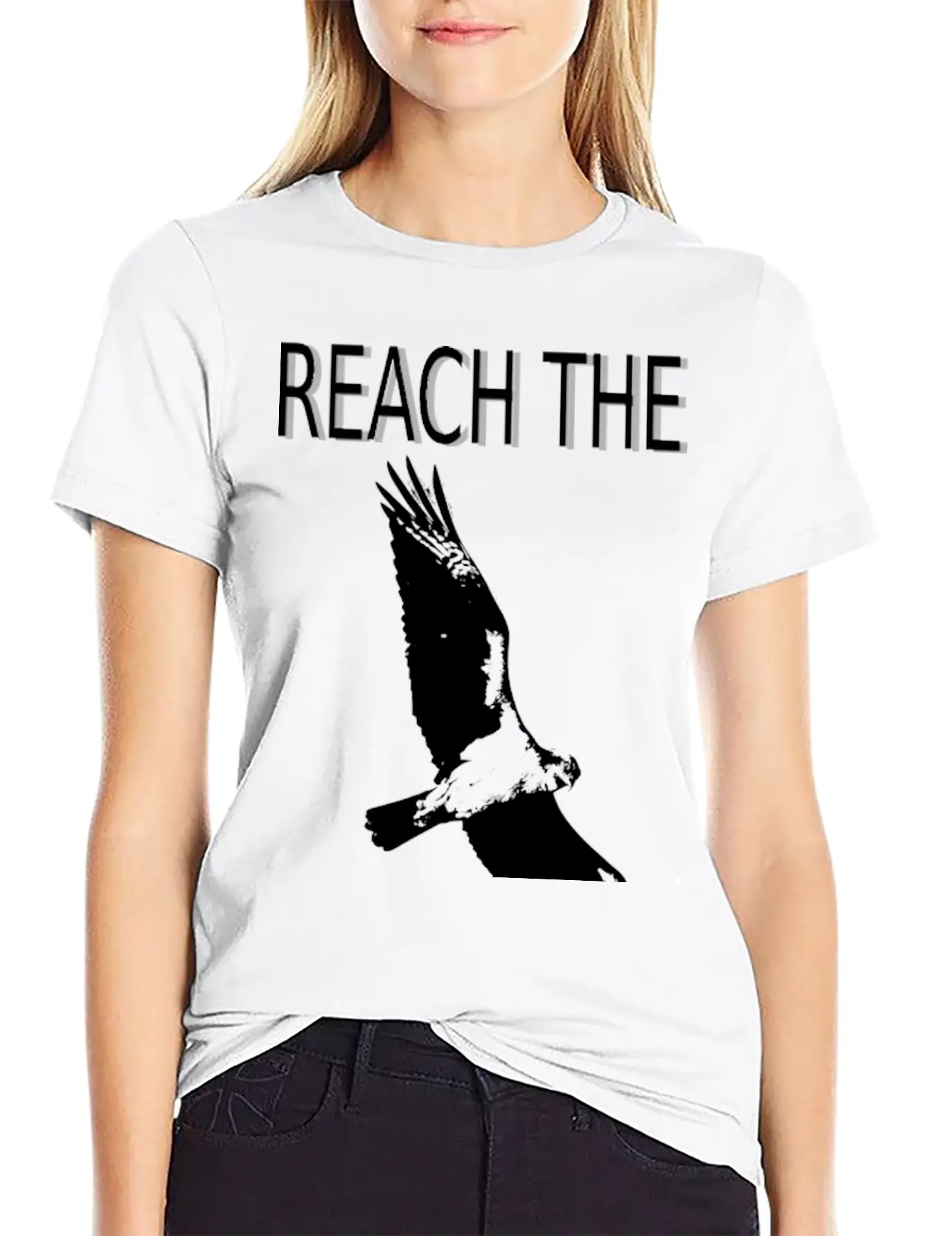 Reach The Sky Lightweight Cotton T-Shirt – Daily Comfort Graphic Shirt