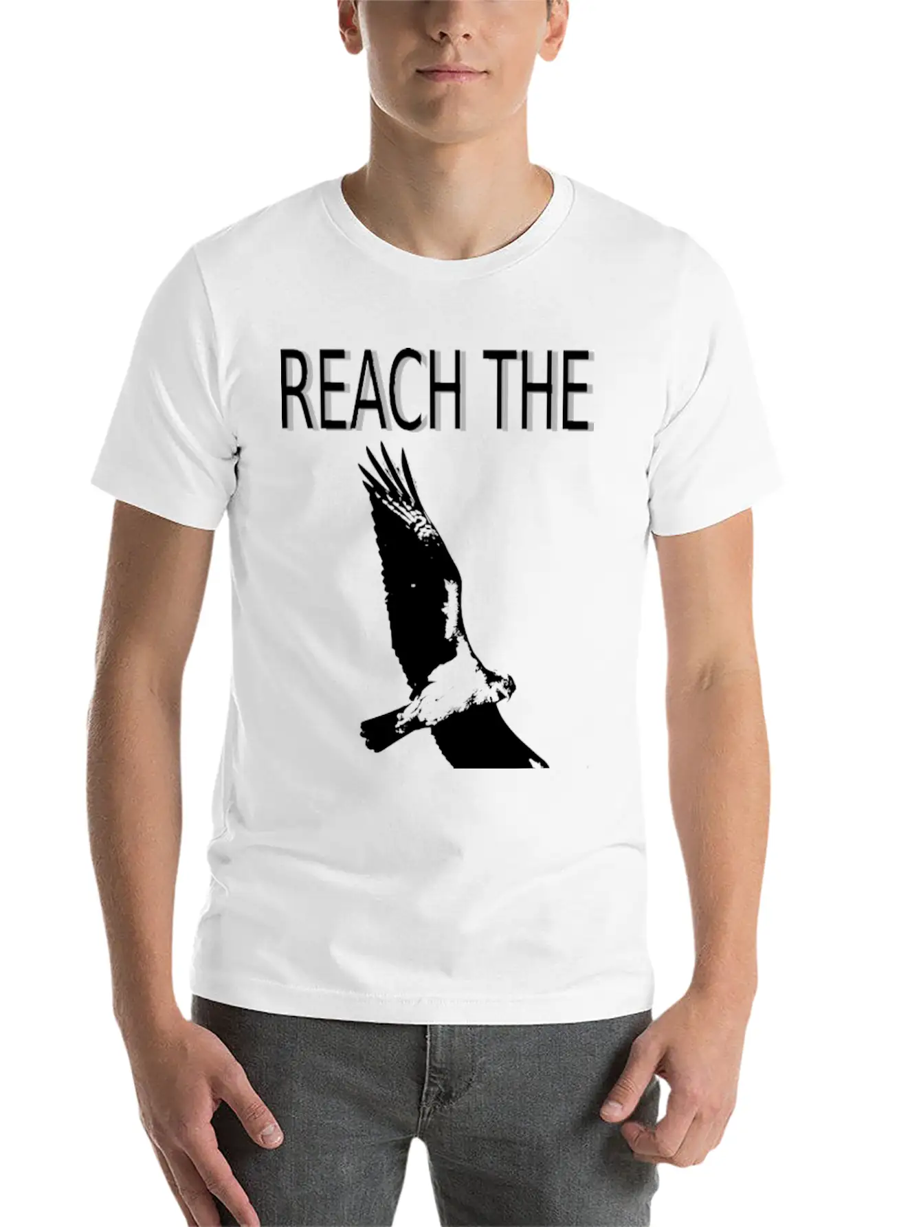Reach The Sky Lightweight Cotton T-Shirt – Daily Comfort Graphic Shirt