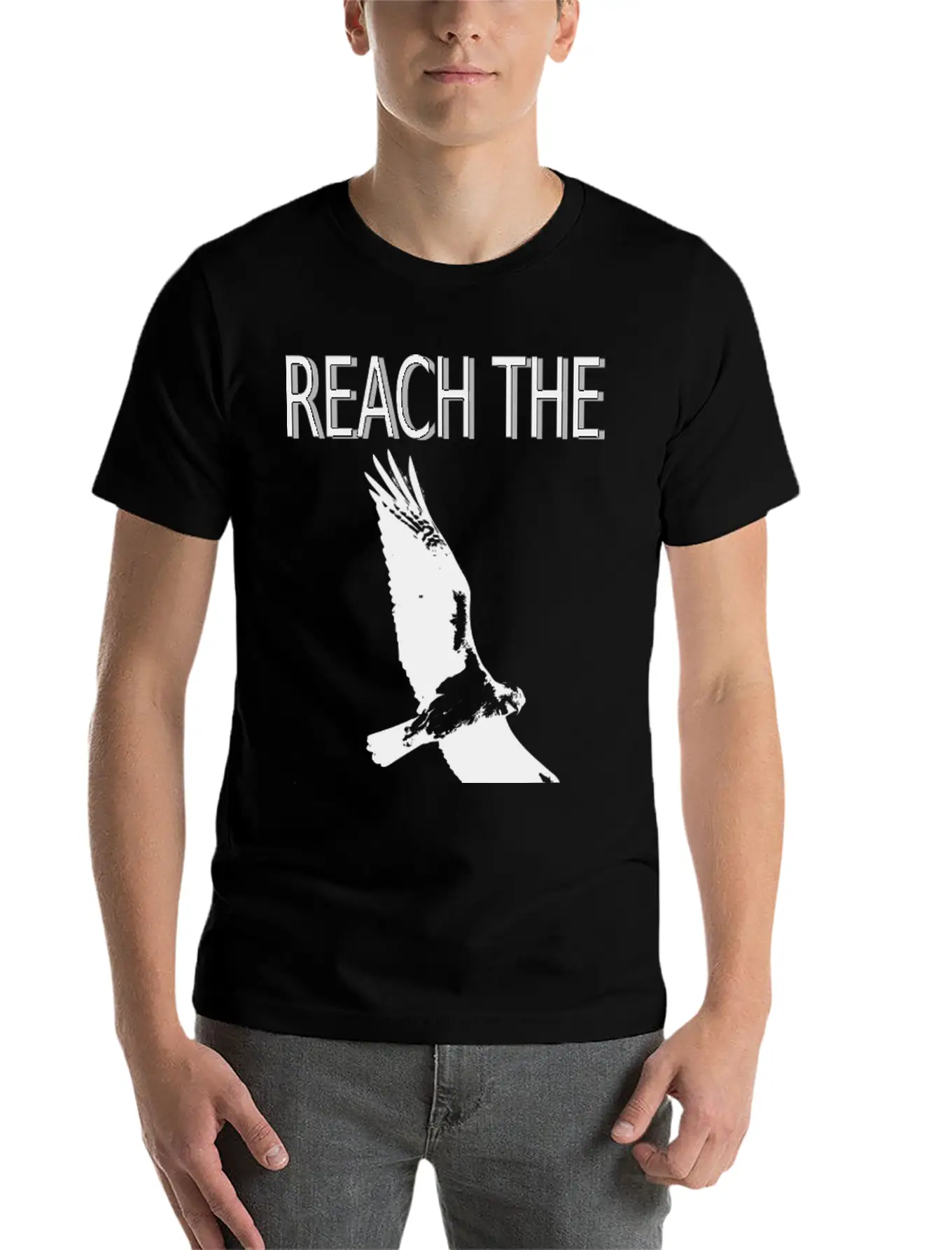 Reach The Sky Lightweight Cotton T-Shirt – Daily Comfort Graphic Shirt