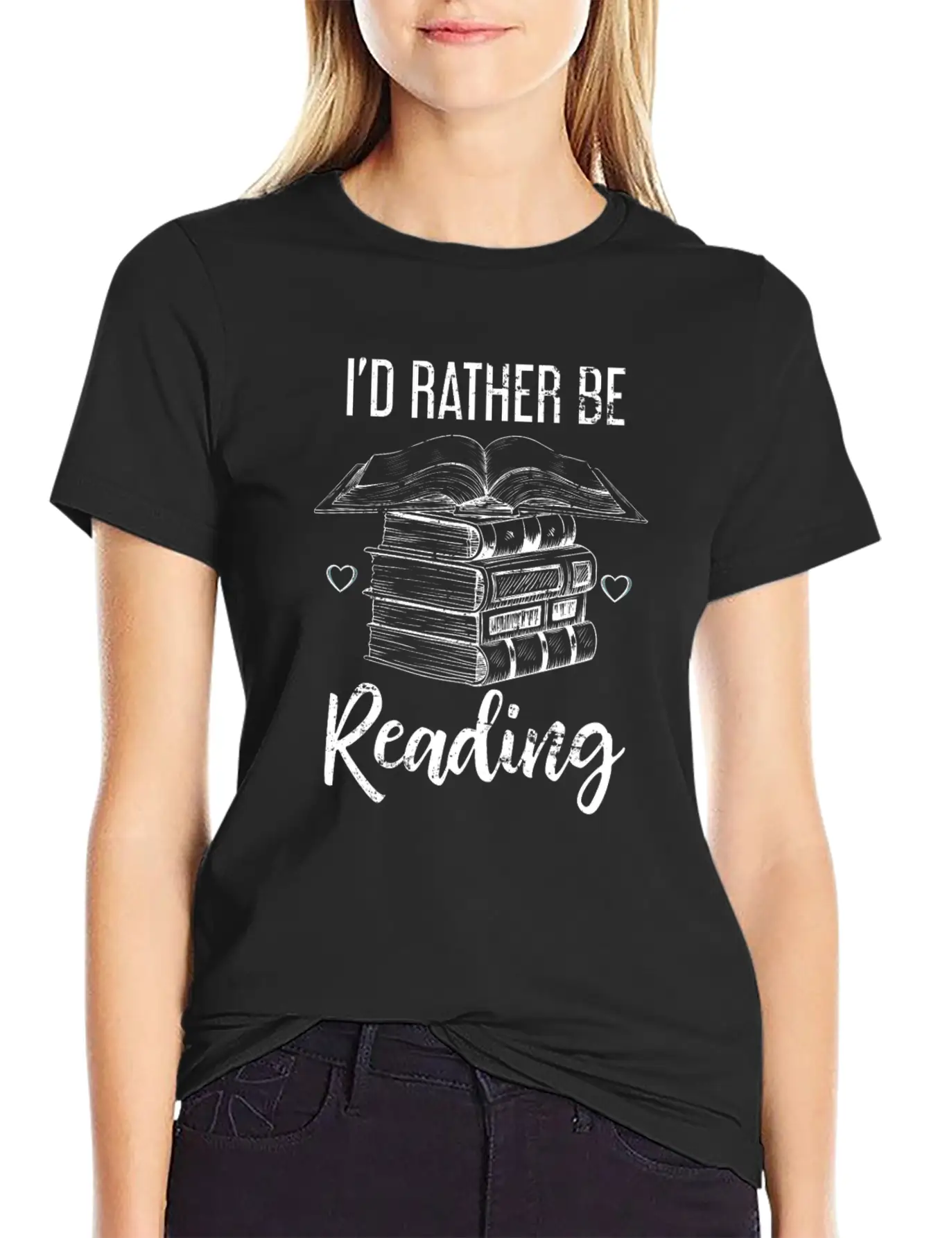 Reader Book Essential Cotton Tee For Daily Outfits – Unisex Style