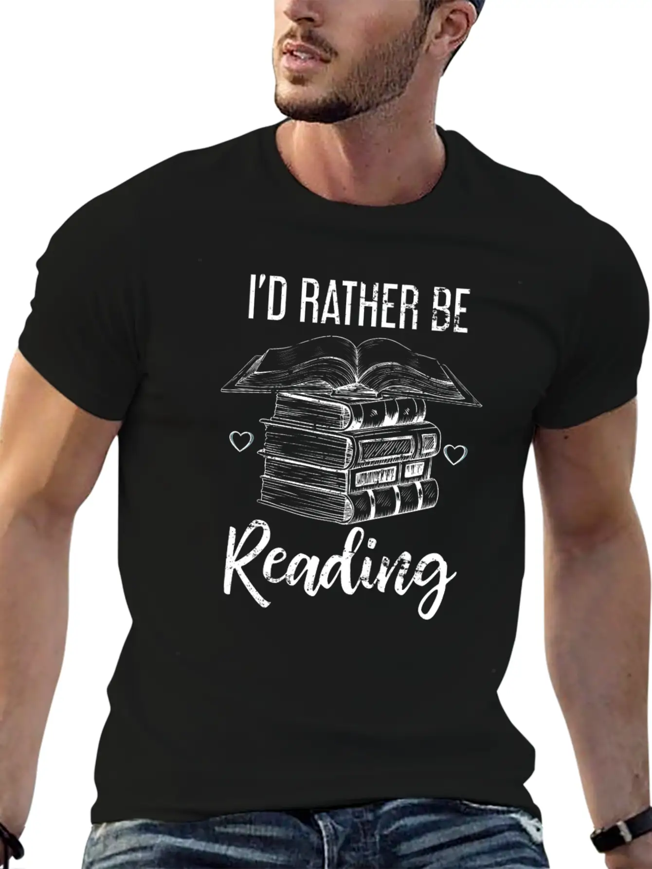 Reader Book Essential Cotton Tee For Daily Outfits – Unisex Style