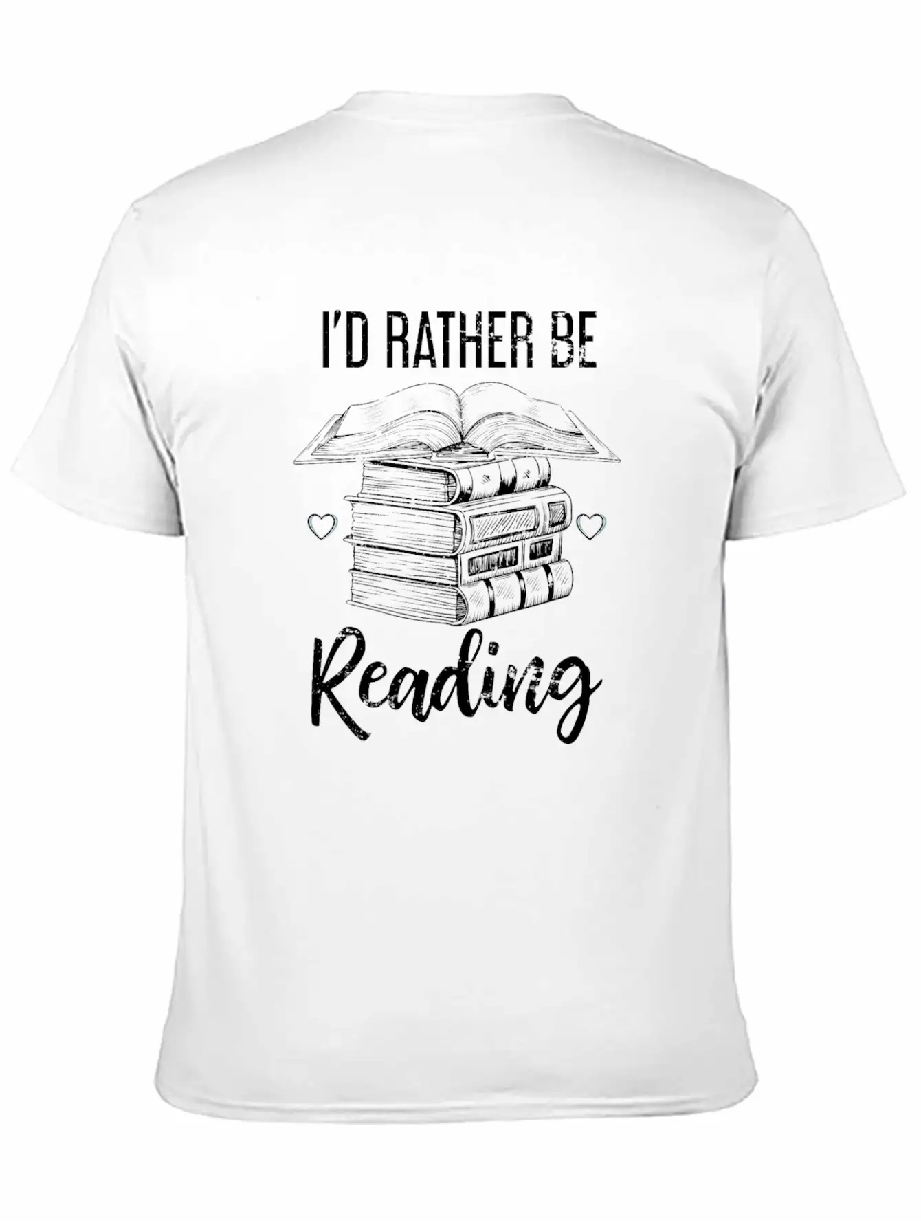 Reader Book Essential Cotton Tee For Daily Outfits – Unisex Style