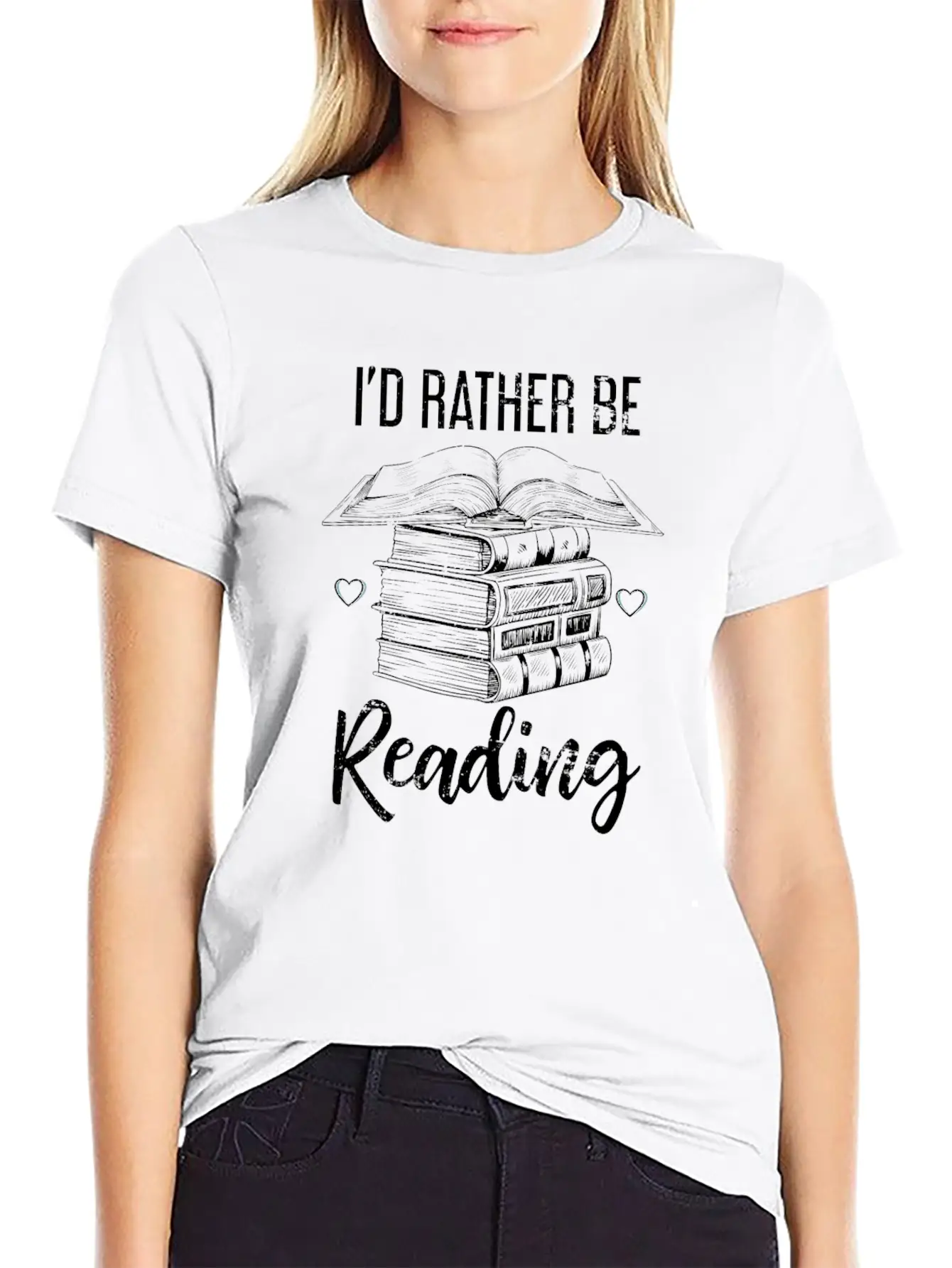Reader Book Essential Cotton Tee For Daily Outfits – Unisex Style