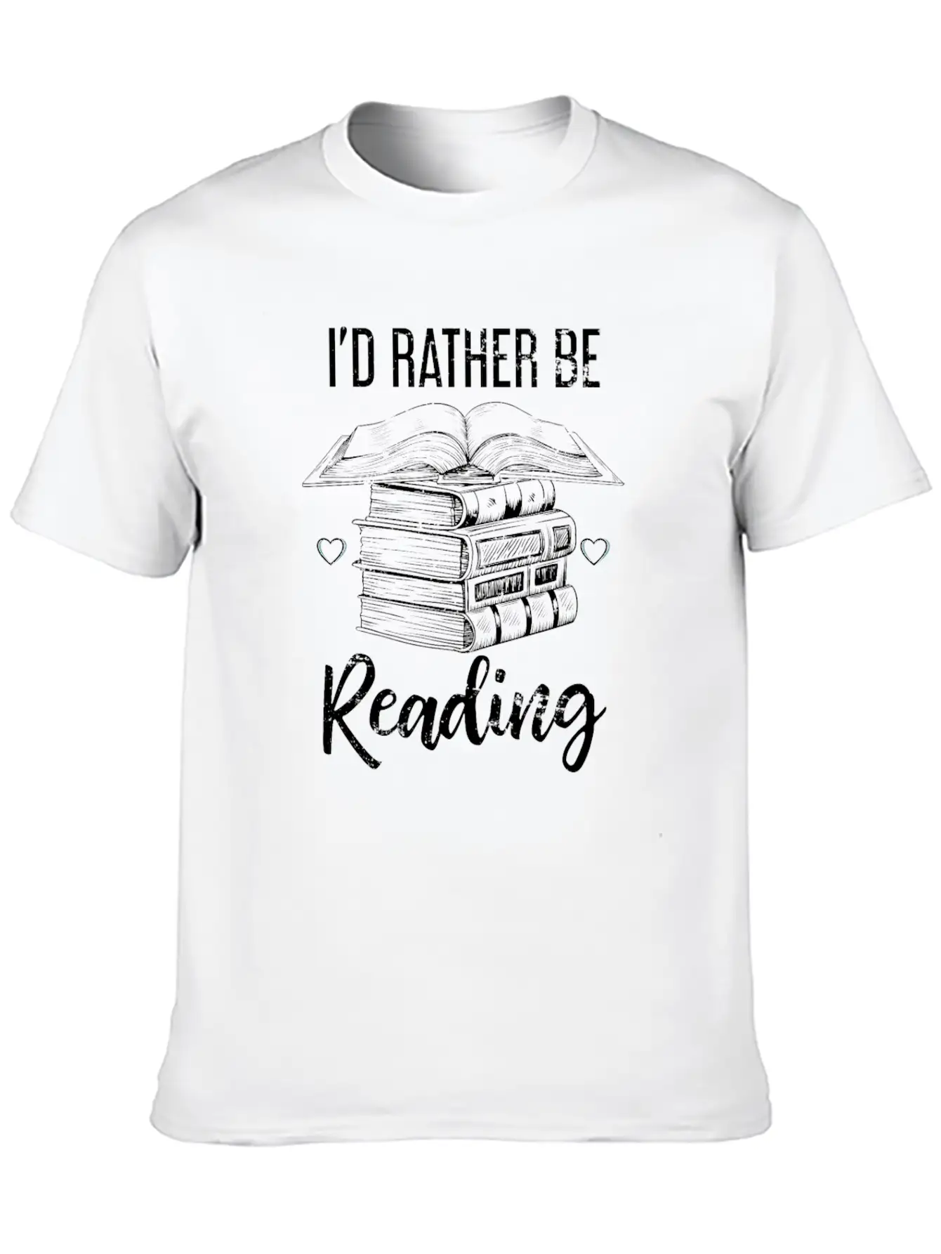 Reader Book Essential Cotton Tee For Daily Outfits – Unisex Style