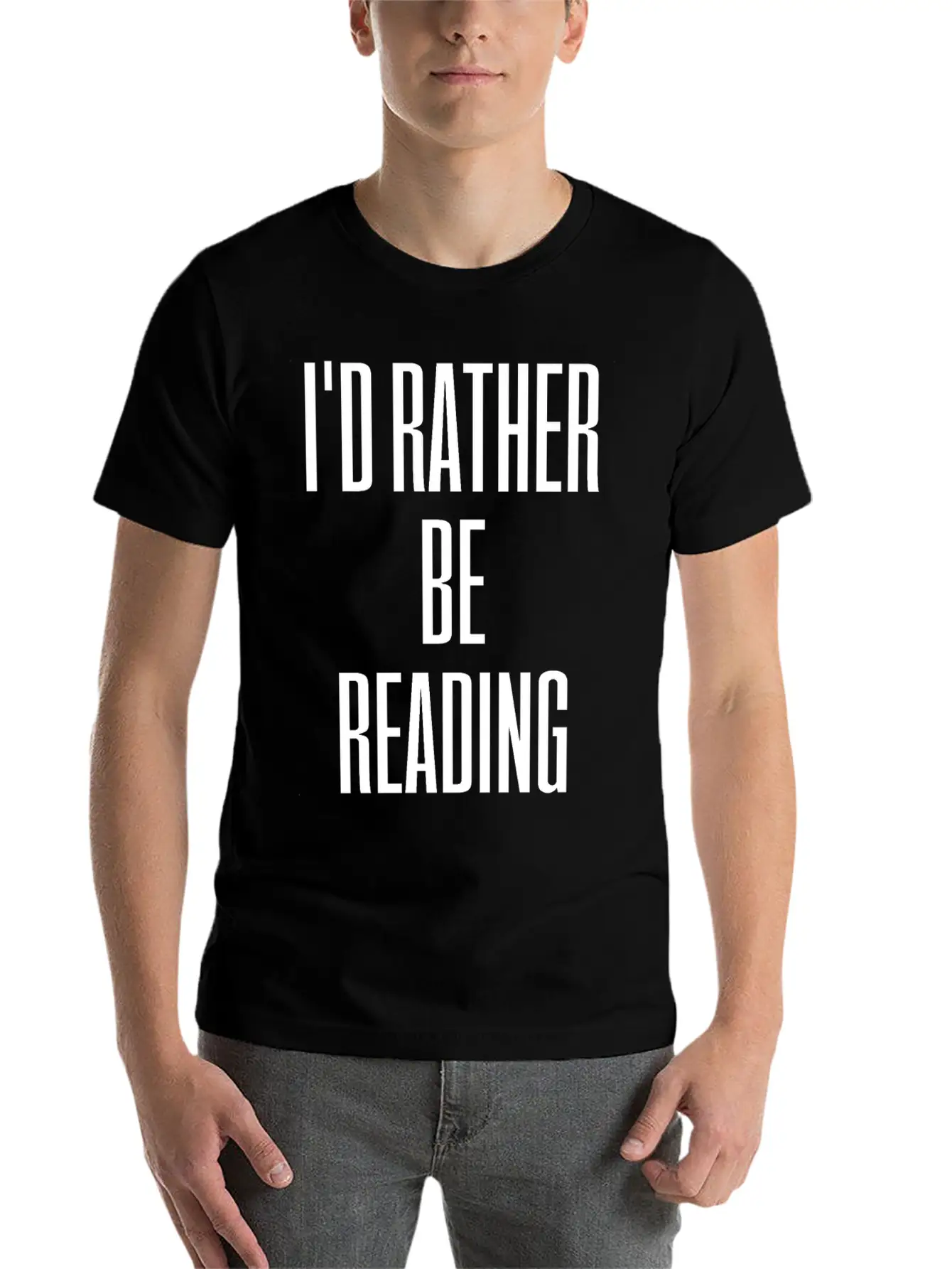 Reading Book Lightweight Cotton T-Shirt – Daily Comfort Graphic Shirt
