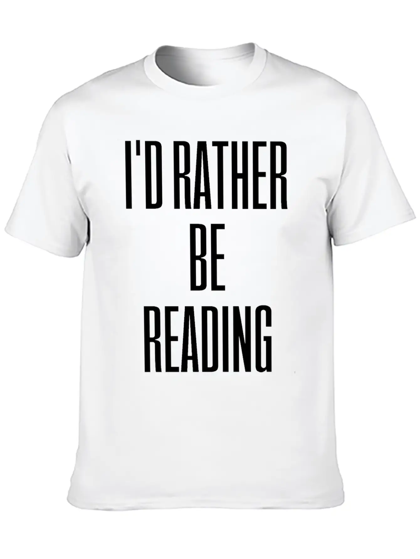 Reading Book Lightweight Cotton T-Shirt – Daily Comfort Graphic Shirt