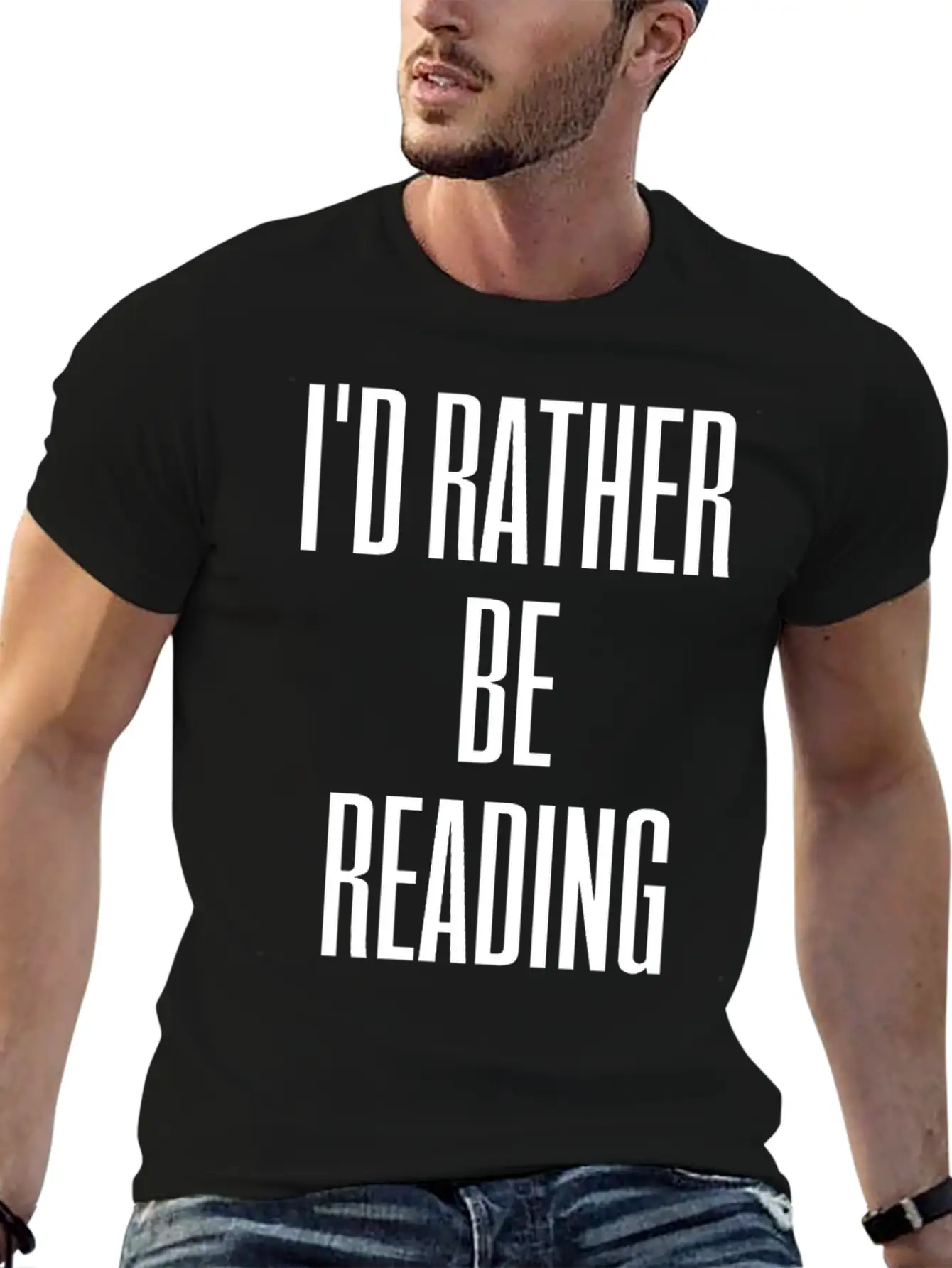 Reading Book Lightweight Cotton T-Shirt – Daily Comfort Graphic Shirt
