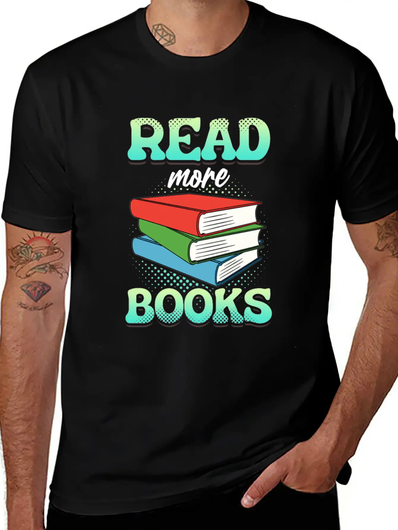 Reading Books Read More Books Unisex Casual T-Shirt – Clean Design For Daily Comfort
