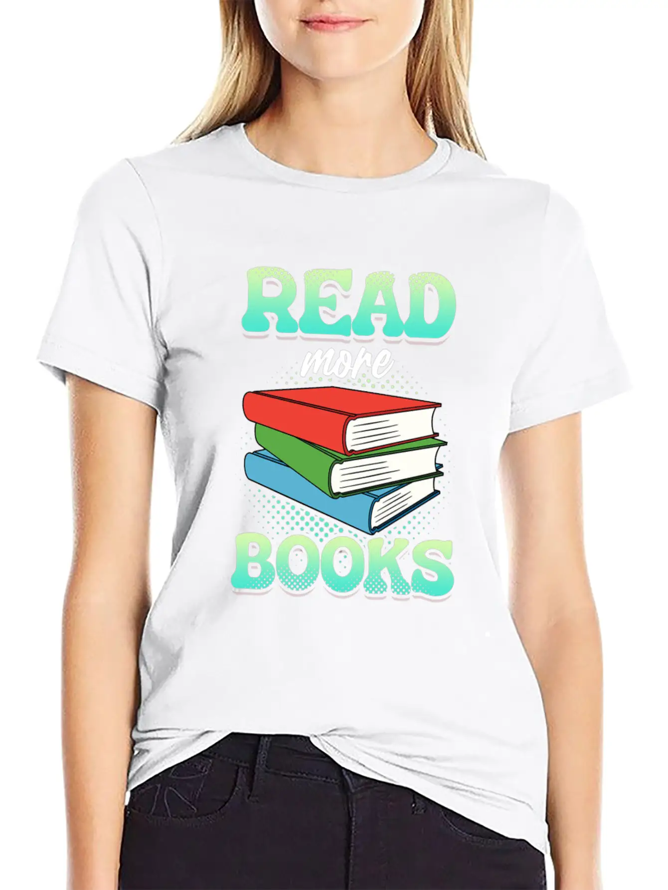 Reading Books Read More Books Unisex Casual T-Shirt – Clean Design For Daily Comfort