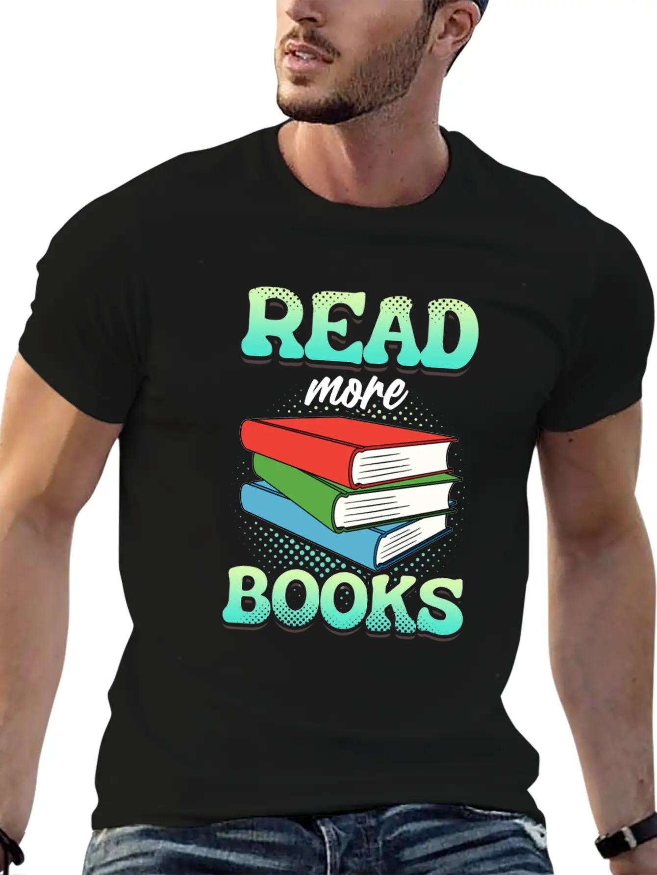 Reading Books Read More Books Unisex Casual T-Shirt – Clean Design For Daily Comfort