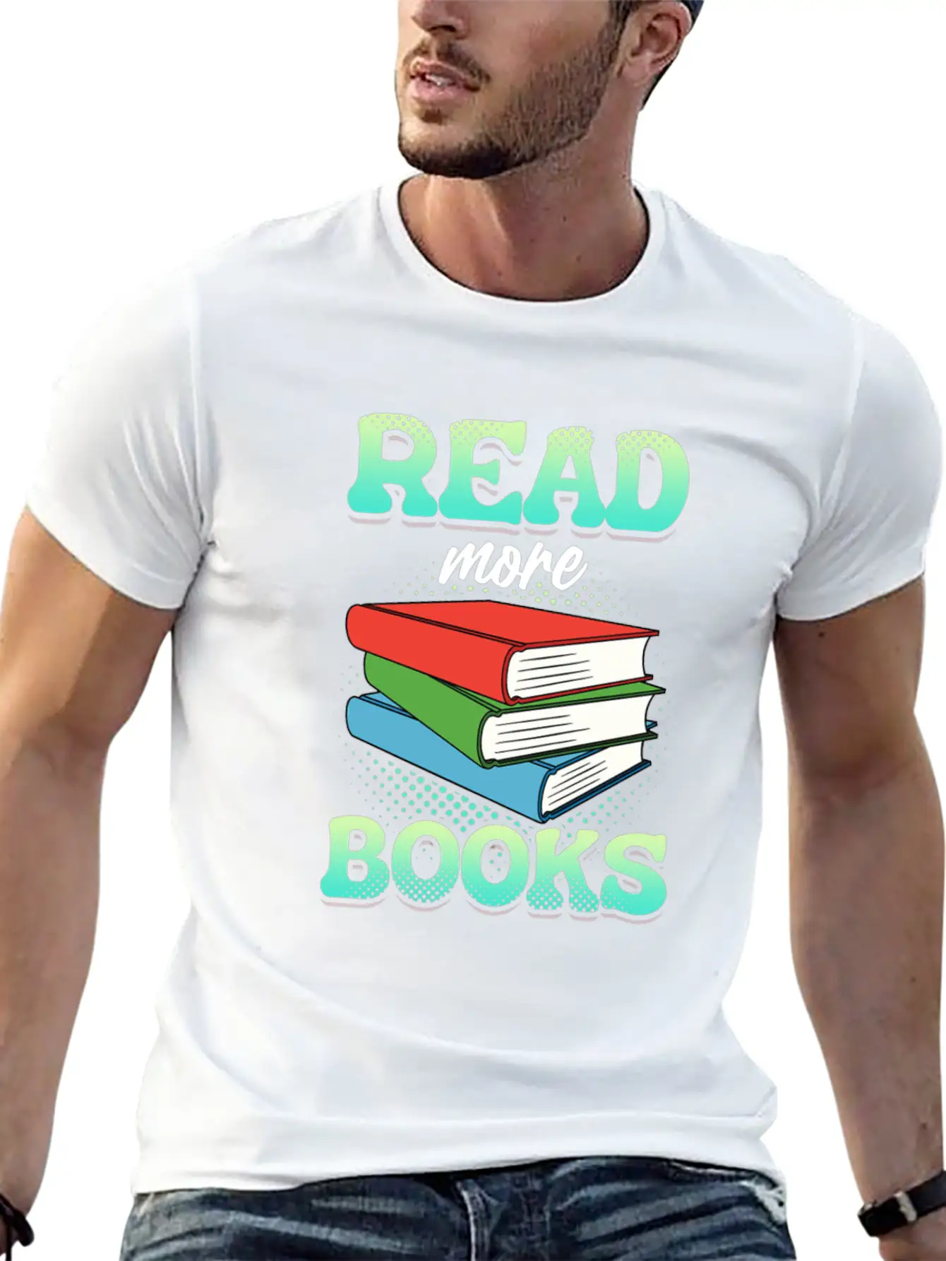 Reading Books Read More Books Unisex Casual T-Shirt – Clean Design For Daily Comfort