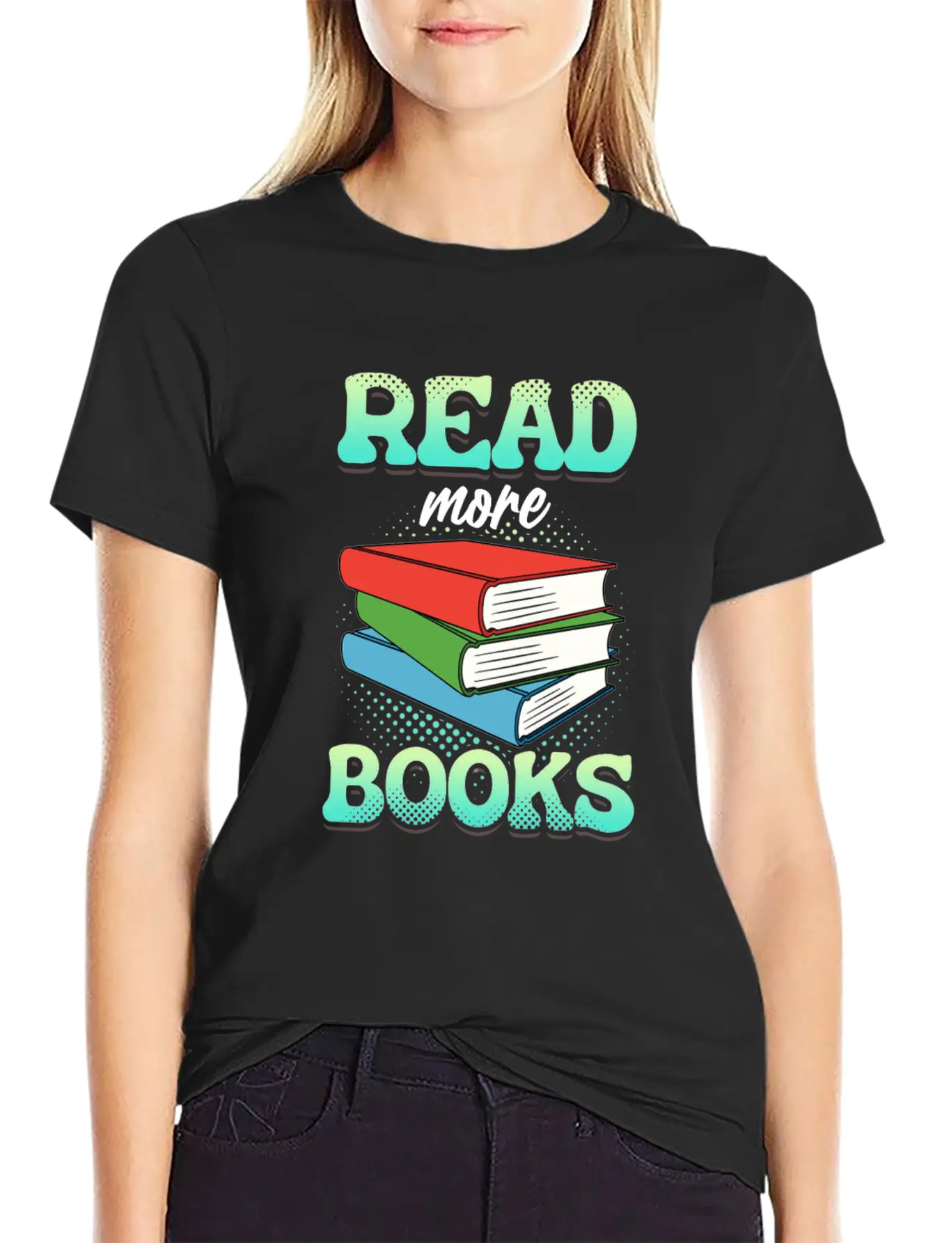 Reading Books Read More Books Unisex Casual T-Shirt – Clean Design For Daily Comfort