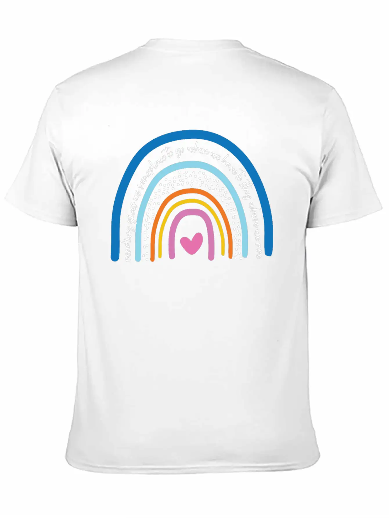 Reading Gives Us Someplace To Go Book Literature Classic Fit Graphic Tee For Daily Comfort – Unisex Cotton Shirt