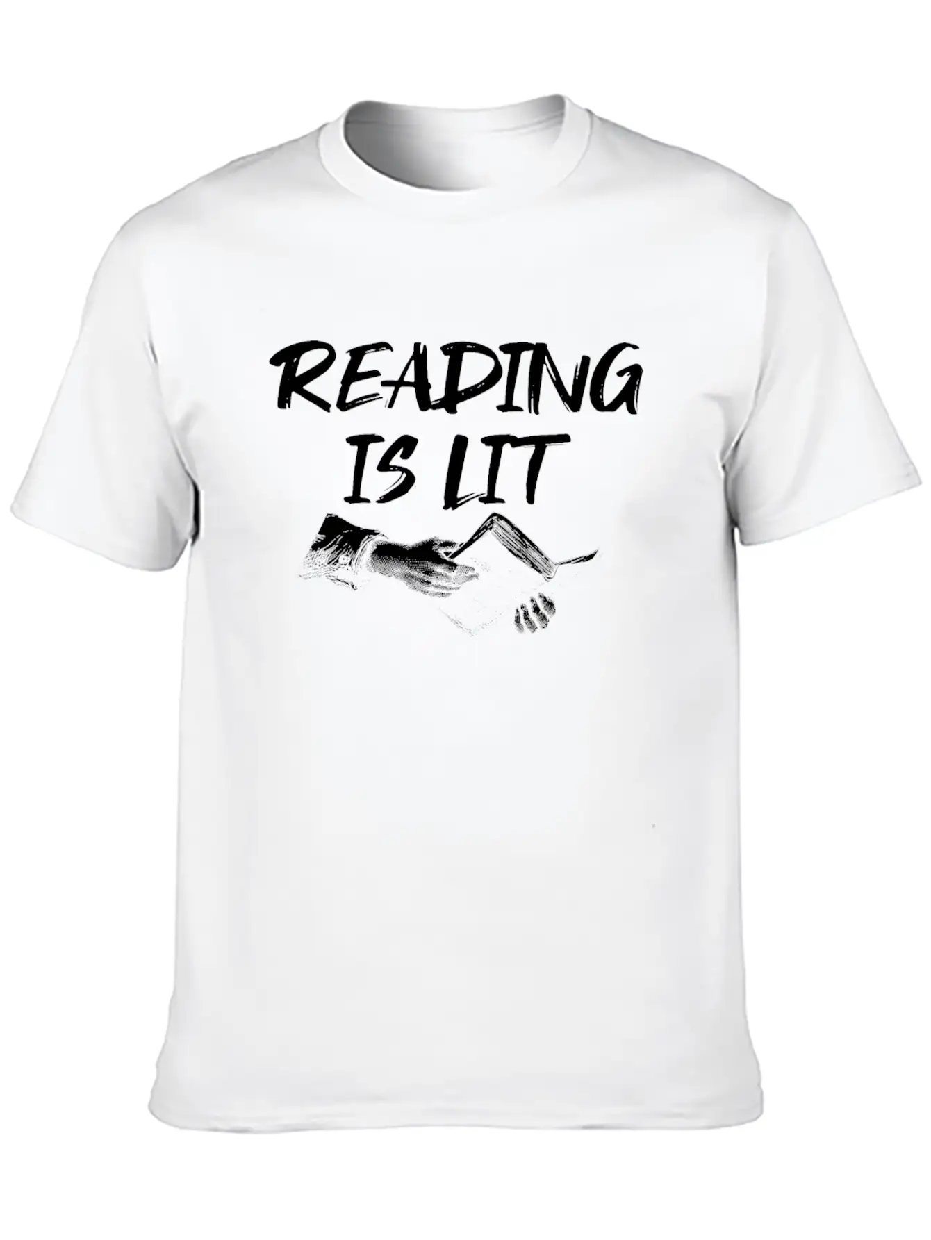 Reading Is Lit Relaxed Everyday Tee – Lightweight And Durable Cotton