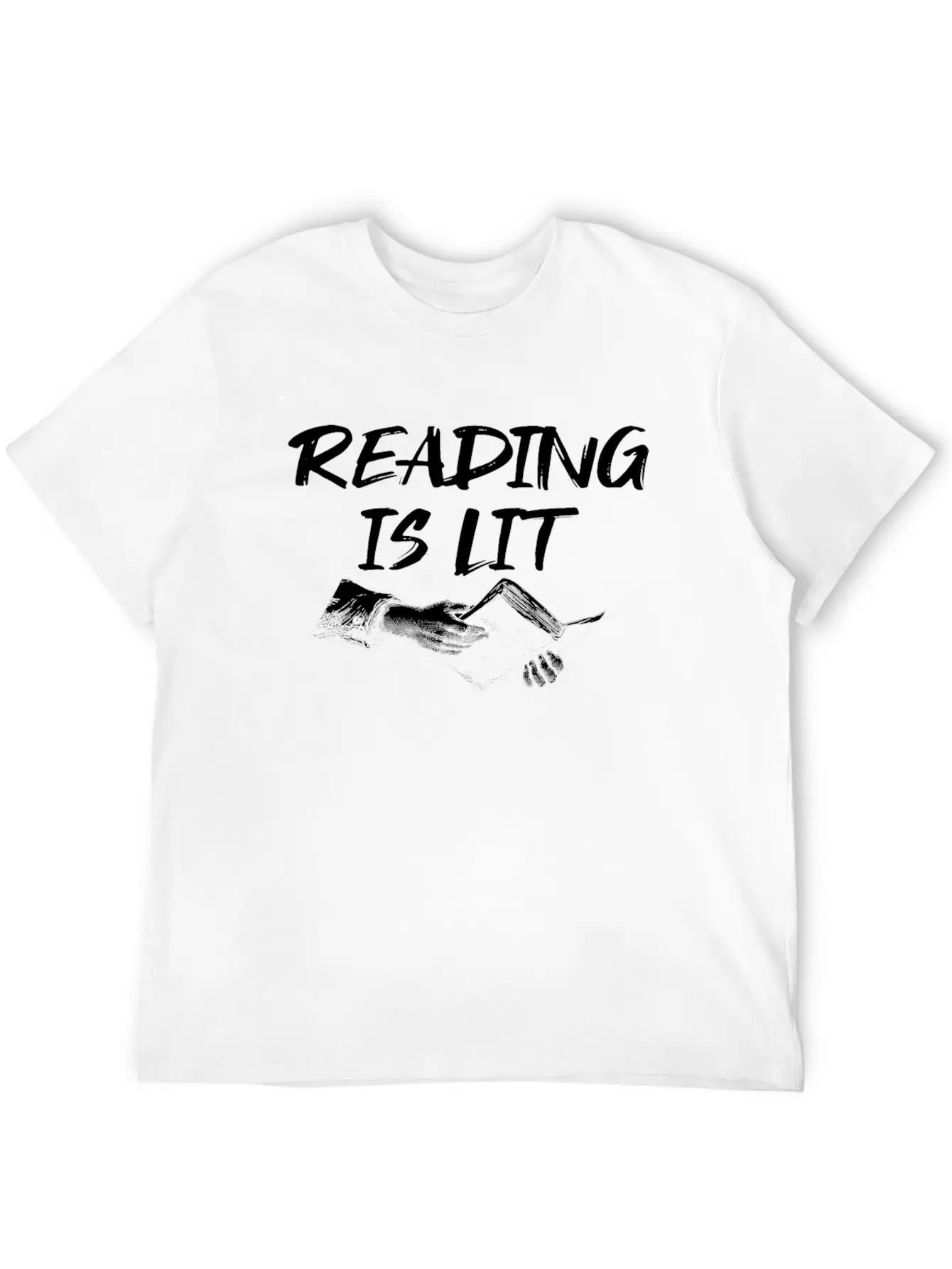 Reading Is Lit Relaxed Everyday Tee – Lightweight And Durable Cotton