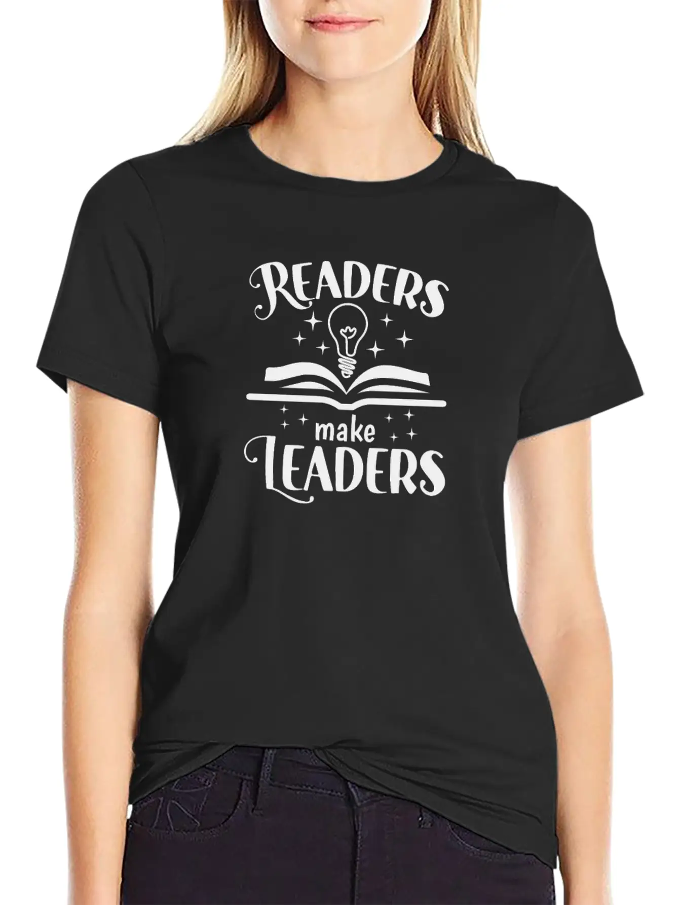 Reading Readers Make Leaders Loves To Read Books Relaxed Everyday Tee – Lightweight And Durable Cotton