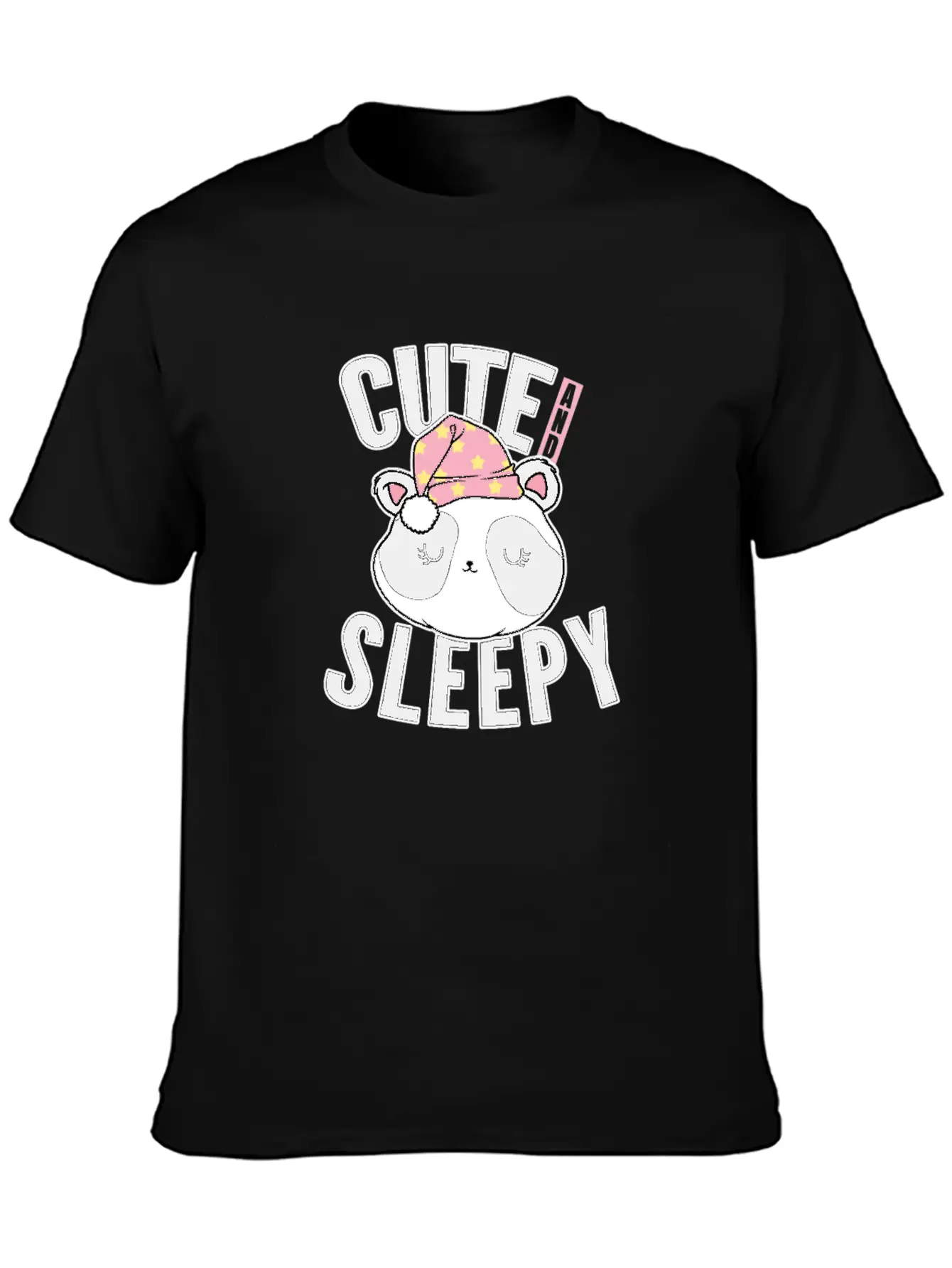 Ready To Sleep Cute Baby Panda Night Dreaming Rest Unisex Casual T-Shirt – Clean Design For Daily Comfort