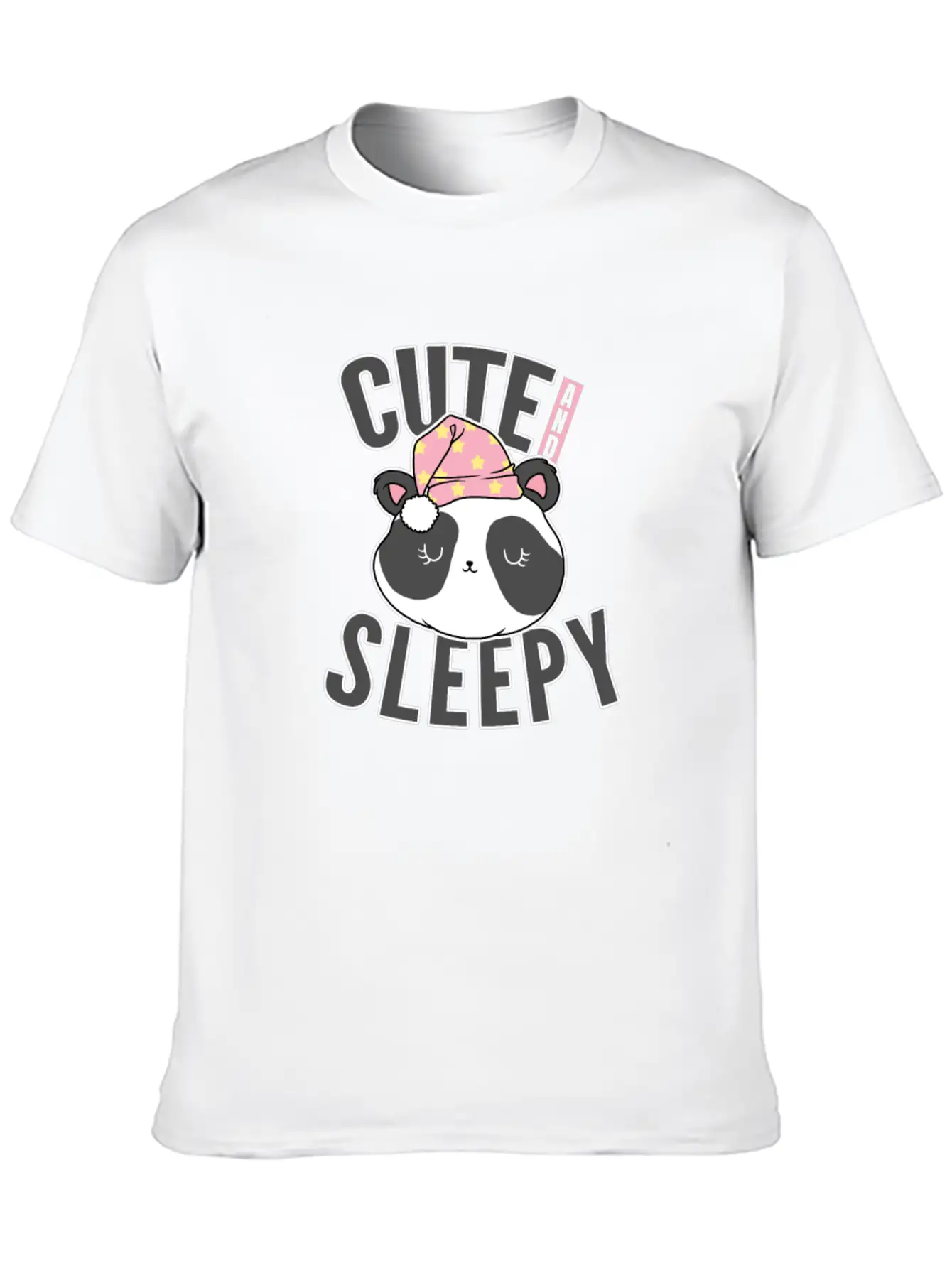 Ready To Sleep Cute Baby Panda Night Dreaming Rest Unisex Casual T-Shirt – Clean Design For Daily Comfort