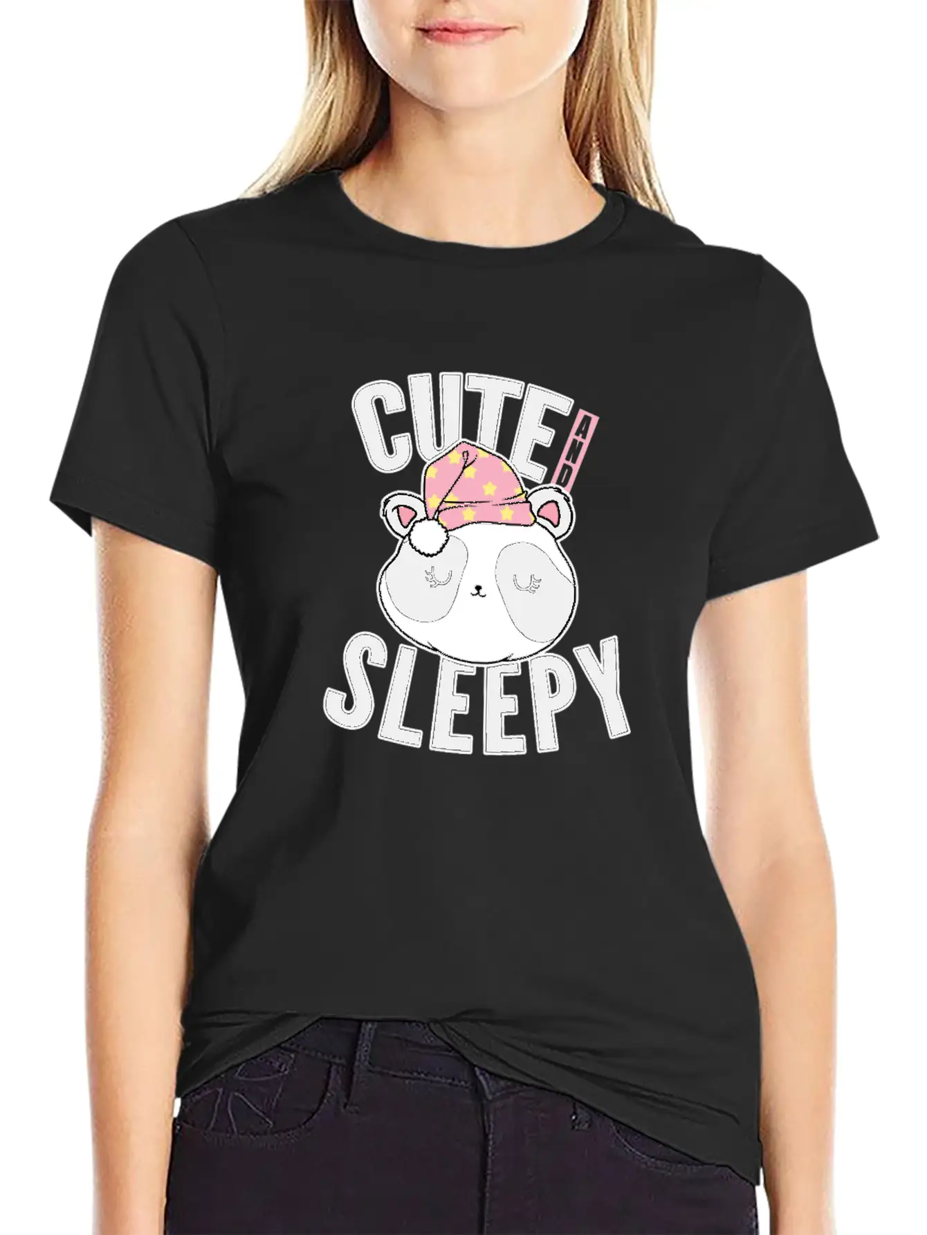 Ready To Sleep Cute Baby Panda Night Dreaming Rest Unisex Casual T-Shirt – Clean Design For Daily Comfort