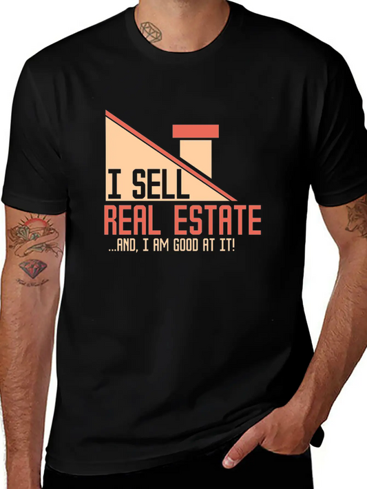 Real Estate Agent Modern Fit Casual T-Shirt – Clean And Versatile Design