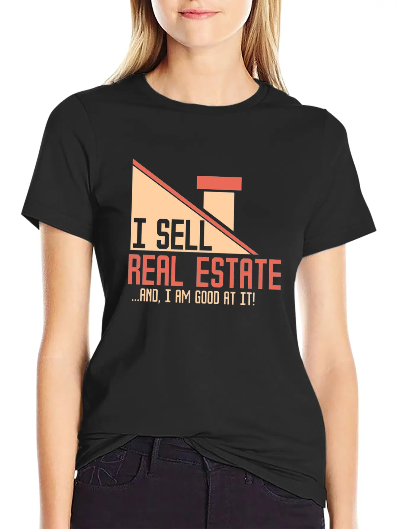 Real Estate Agent Modern Fit Casual T-Shirt – Clean And Versatile Design