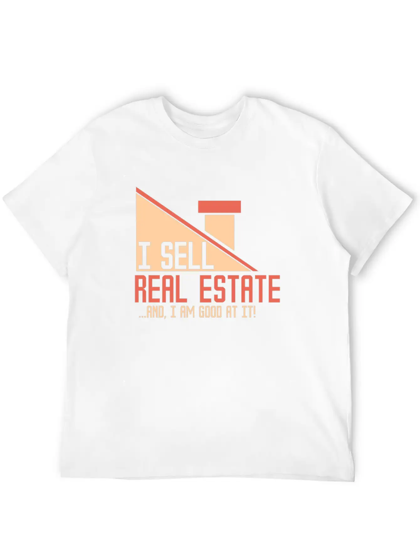 Real Estate Agent Modern Fit Casual T-Shirt – Clean And Versatile Design