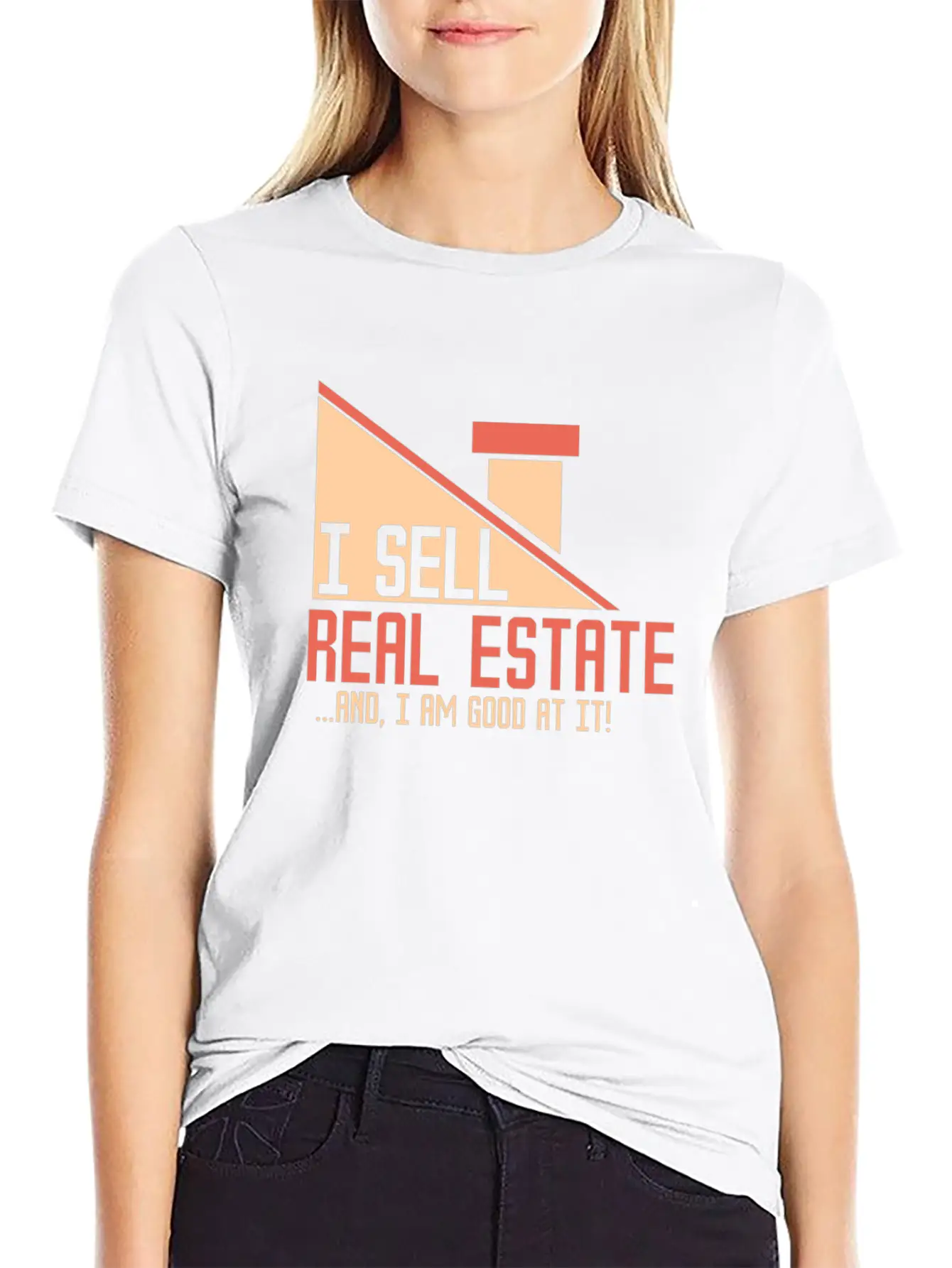 Real Estate Agent Modern Fit Casual T-Shirt – Clean And Versatile Design