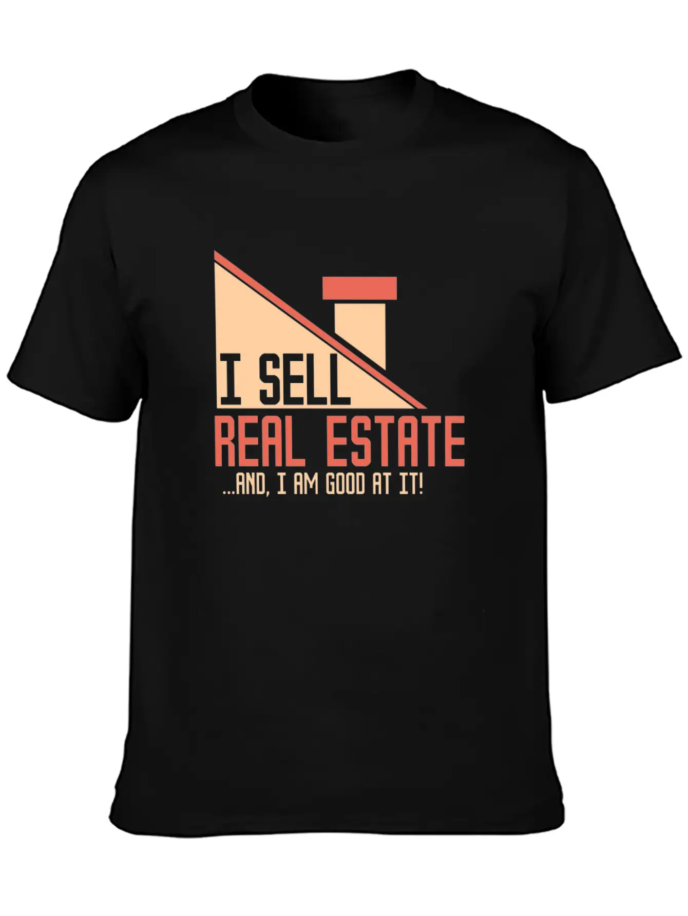 Real Estate Agent Modern Fit Casual T-Shirt – Clean And Versatile Design