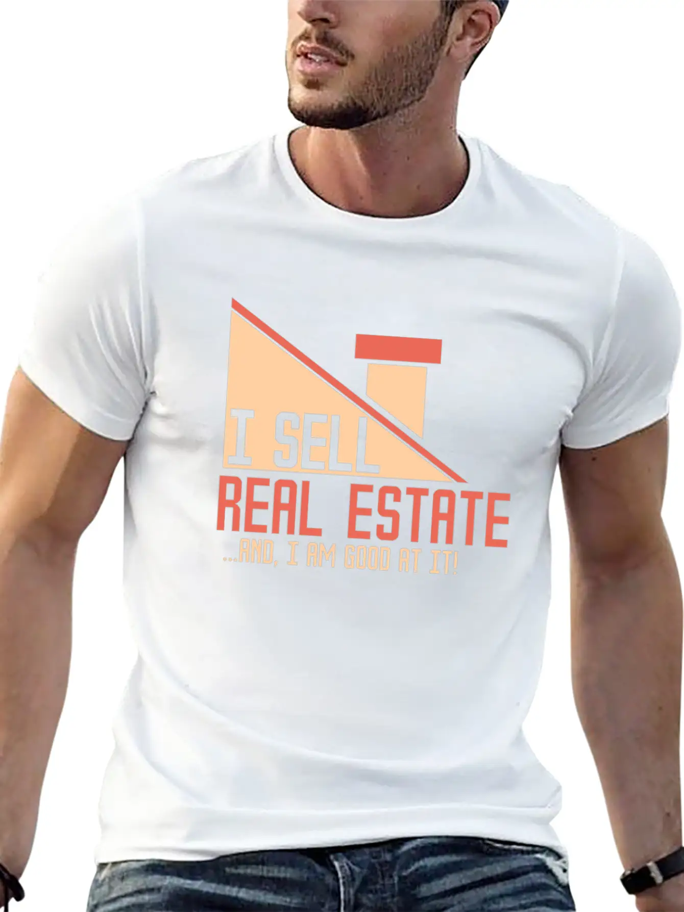 Real Estate Agent Modern Fit Casual T-Shirt – Clean And Versatile Design