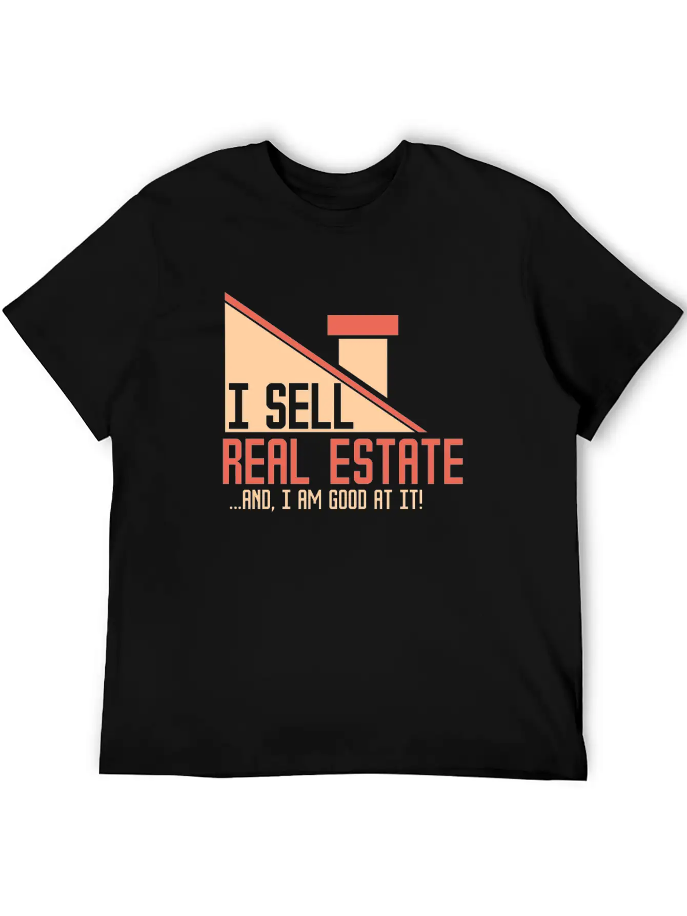 Real Estate Agent Modern Fit Casual T-Shirt – Clean And Versatile Design