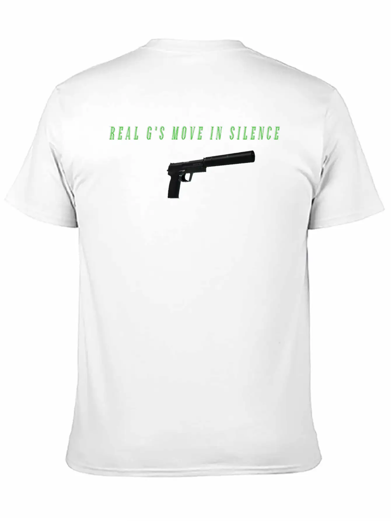 Real G's Move In Silence Essential Cotton Tee For Daily Outfits – Unisex Style