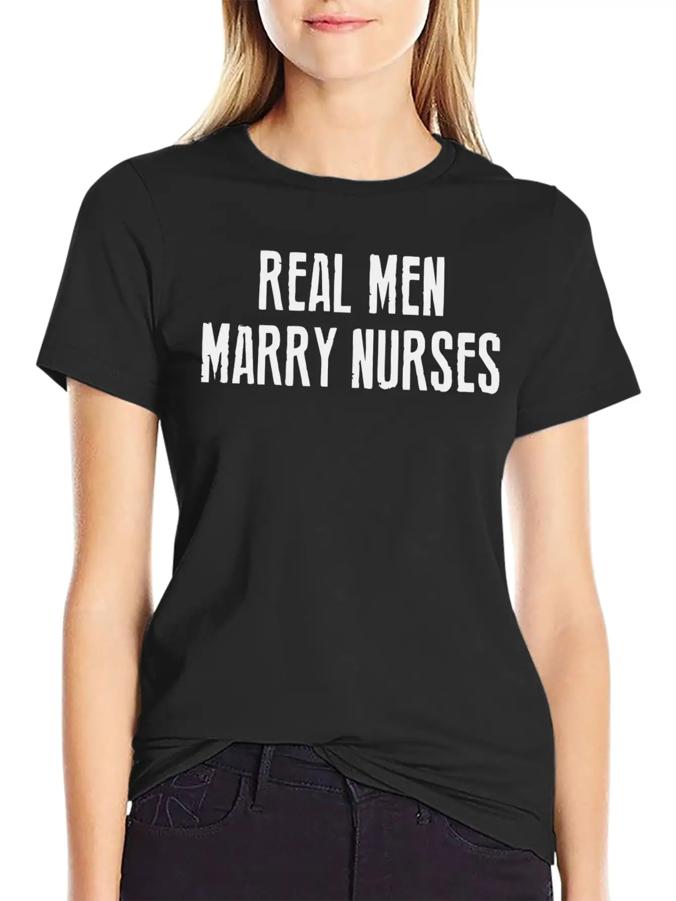 Real Man Marry Nurse Relaxed Everyday Tee – Lightweight And Durable Cotton