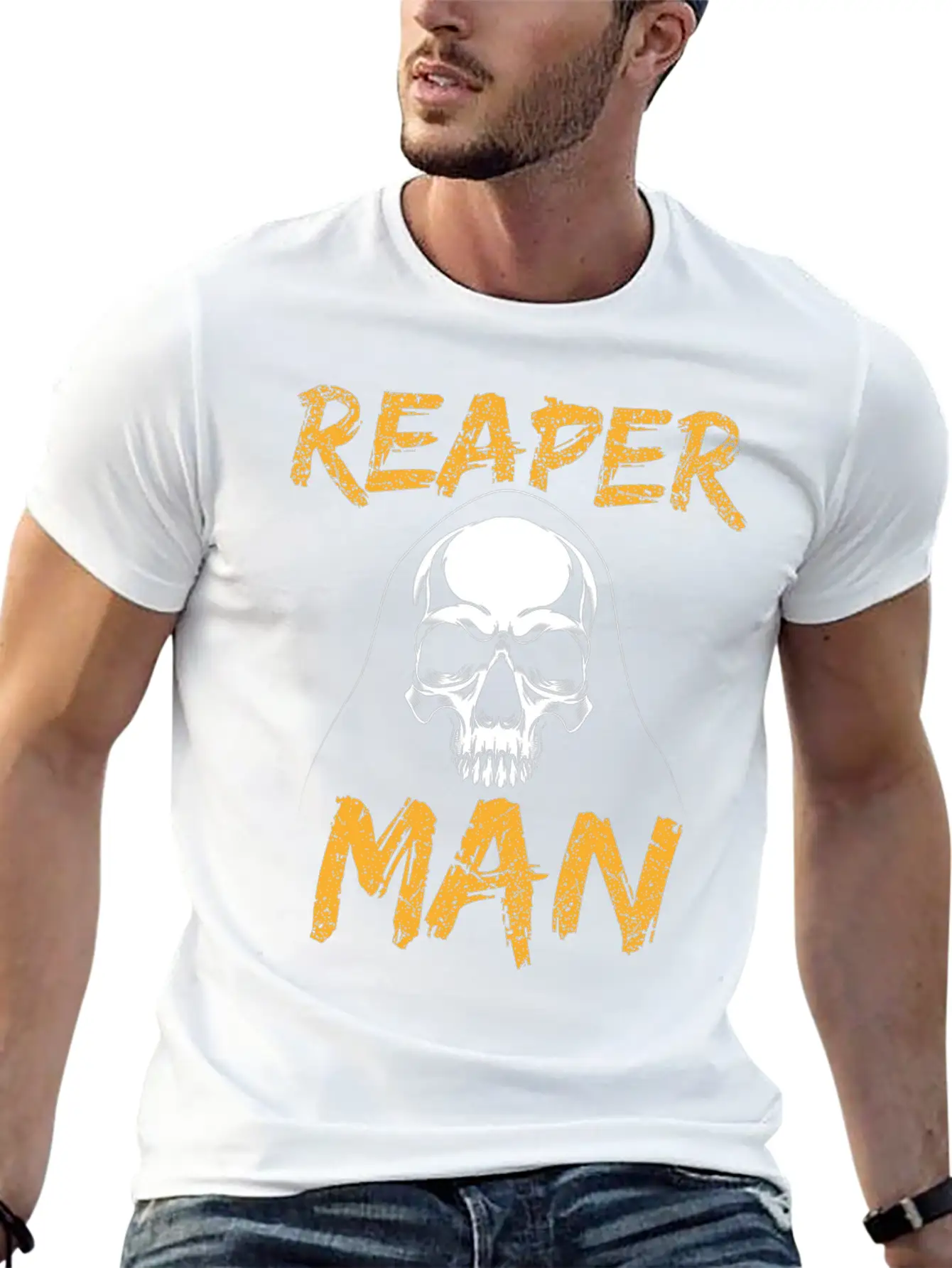 Reaper Man Modern Fit Casual T-Shirt – Clean And Versatile Design