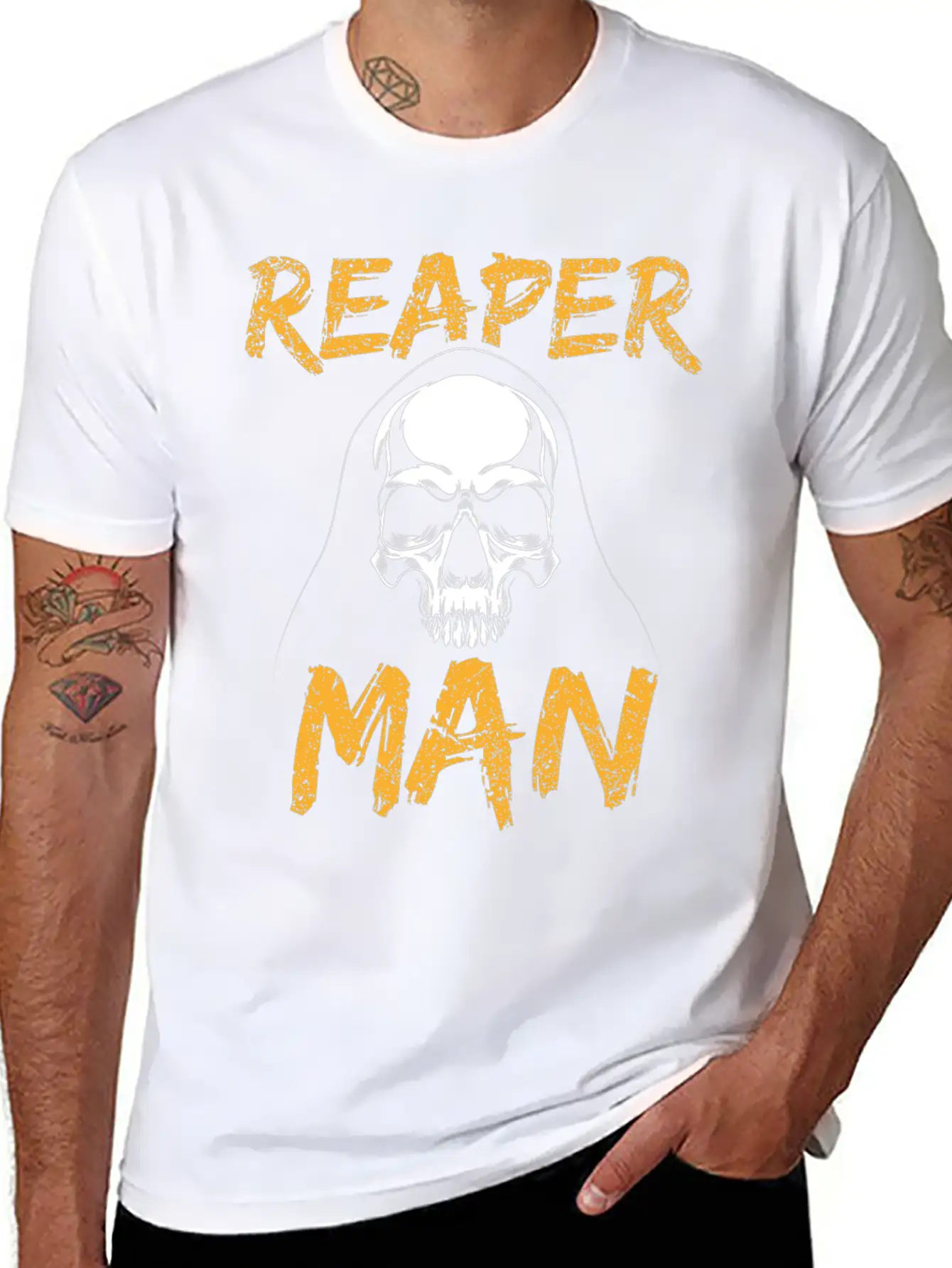 Reaper Man Modern Fit Casual T-Shirt – Clean And Versatile Design