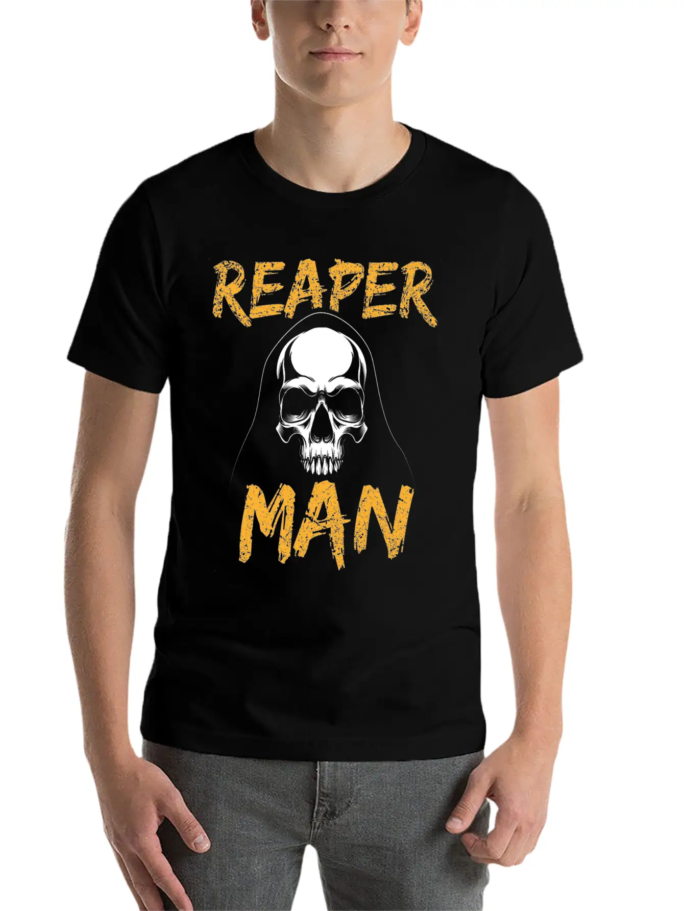 Reaper Man Modern Fit Casual T-Shirt – Clean And Versatile Design