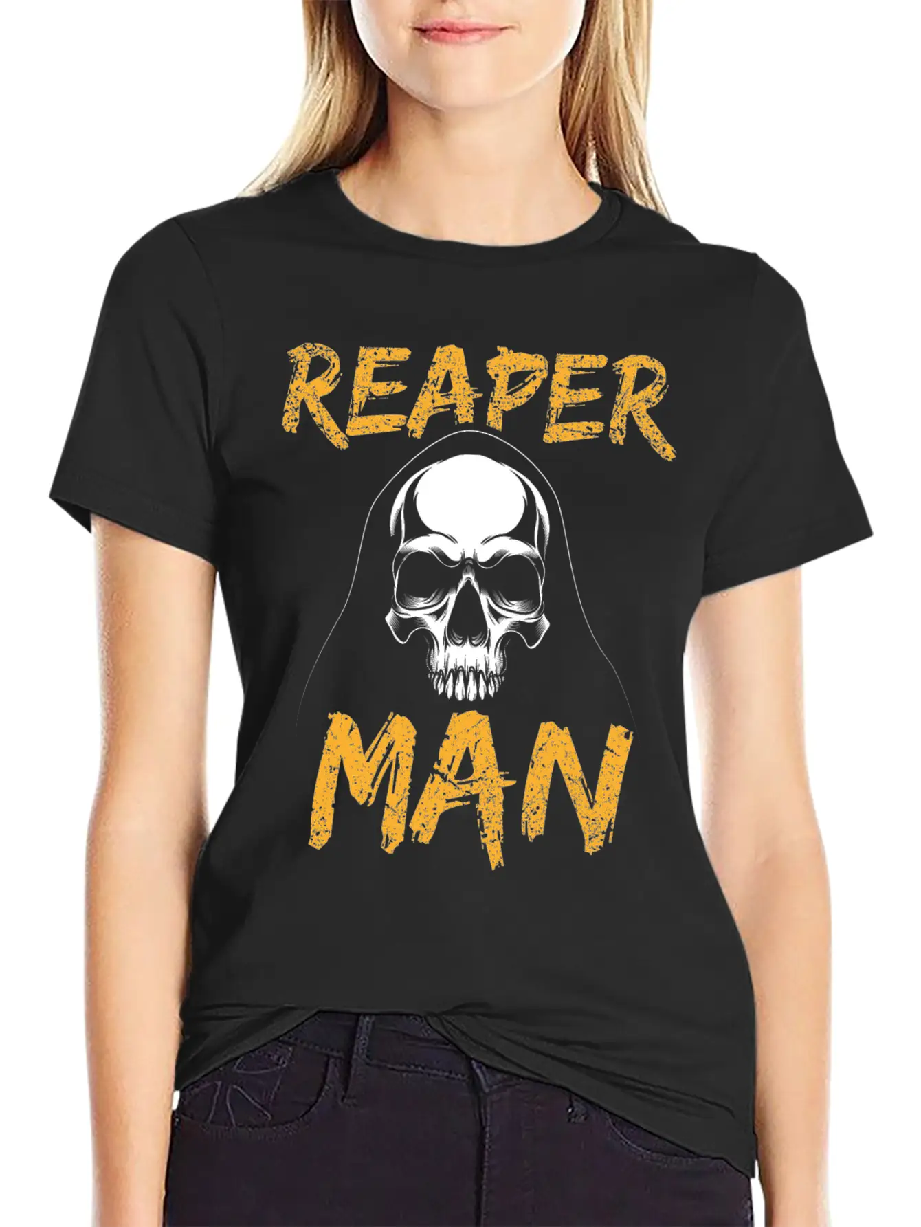 Reaper Man Modern Fit Casual T-Shirt – Clean And Versatile Design