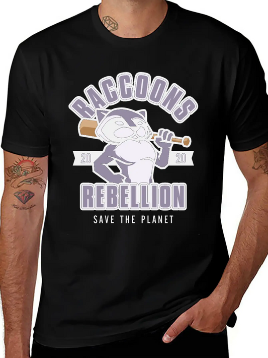 Rebellion Save Planet Unisex Casual T-Shirt – Clean Design For Daily Comfort