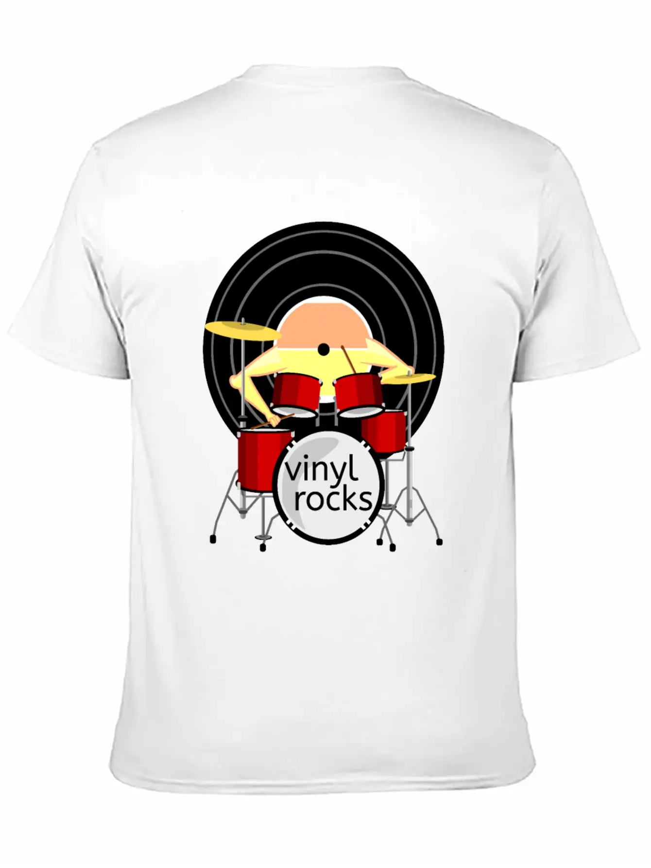 Record Drums Vinyl All Shops Stylish Everyday T-Shirt – Unisex Basic Cotton Tee
