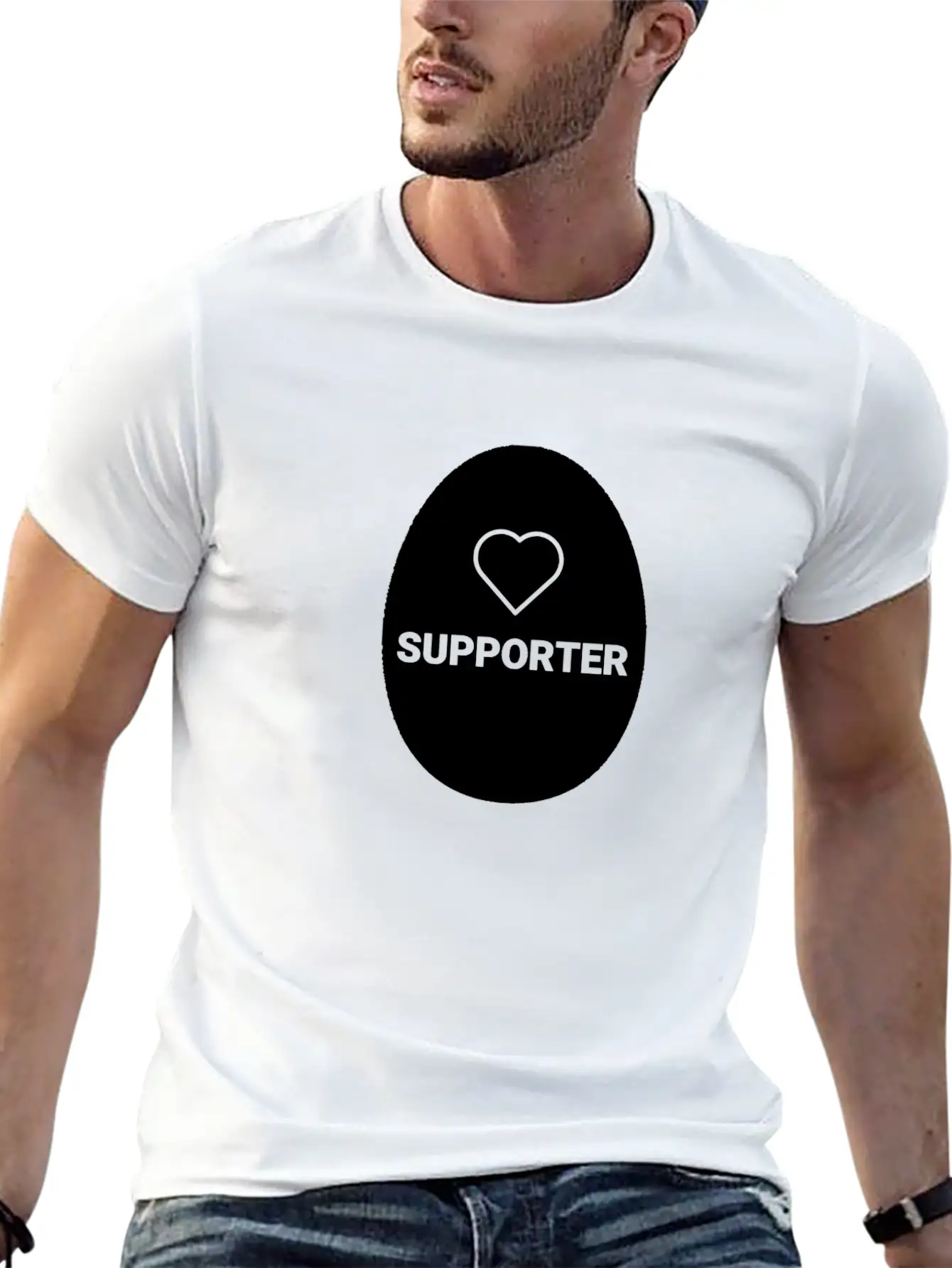 Record Egg Funny Picture Gift Idea Supporter Cool Lightweight Cotton T-Shirt – Daily Comfort Graphic Shirt