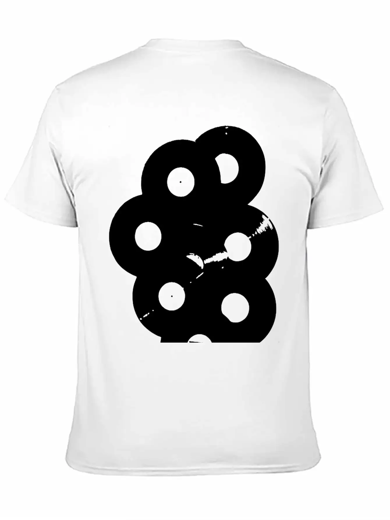 Records Vinyl Relaxed Everyday Tee – Lightweight And Durable Cotton