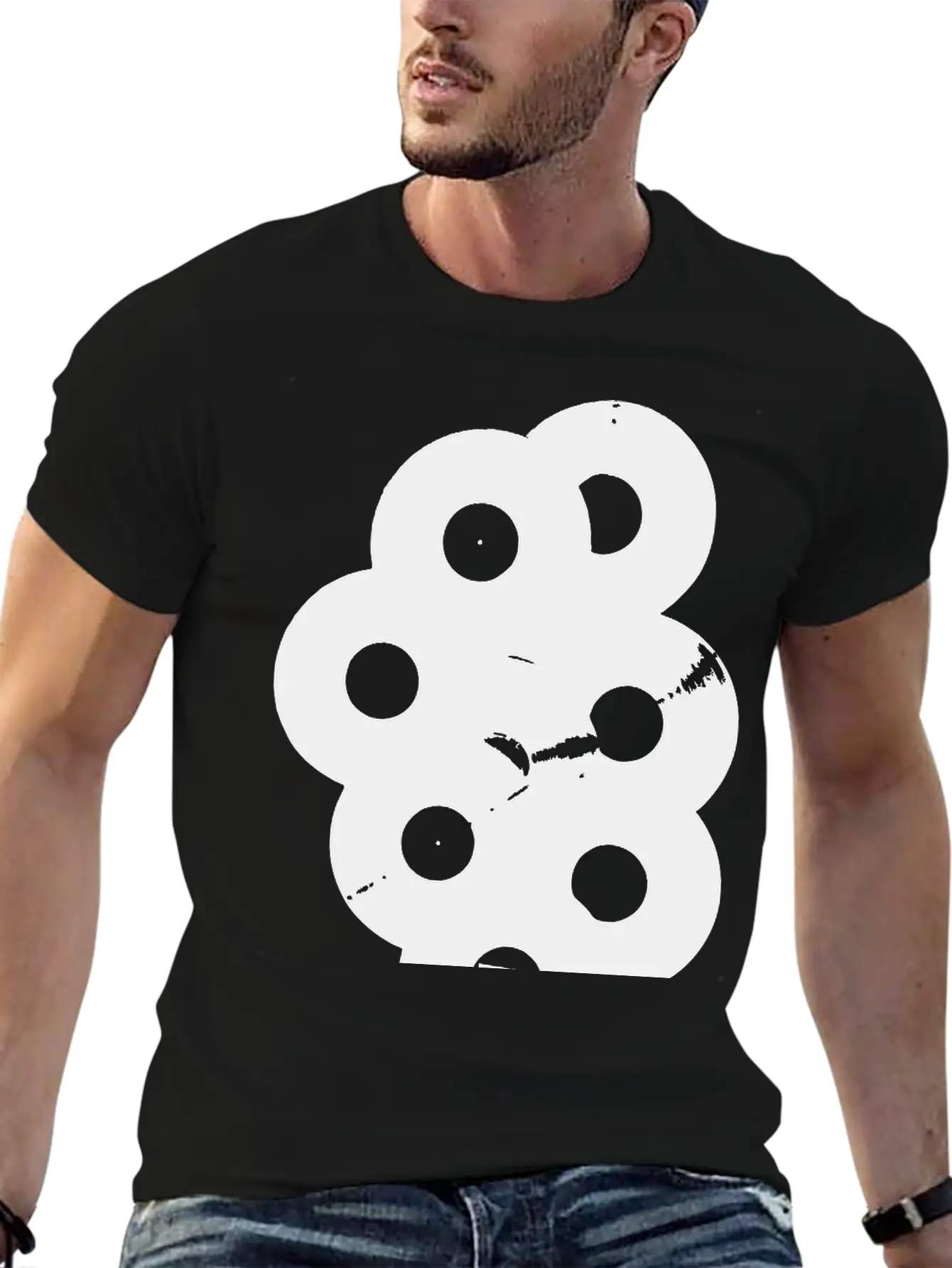 Records Vinyl Relaxed Everyday Tee – Lightweight And Durable Cotton