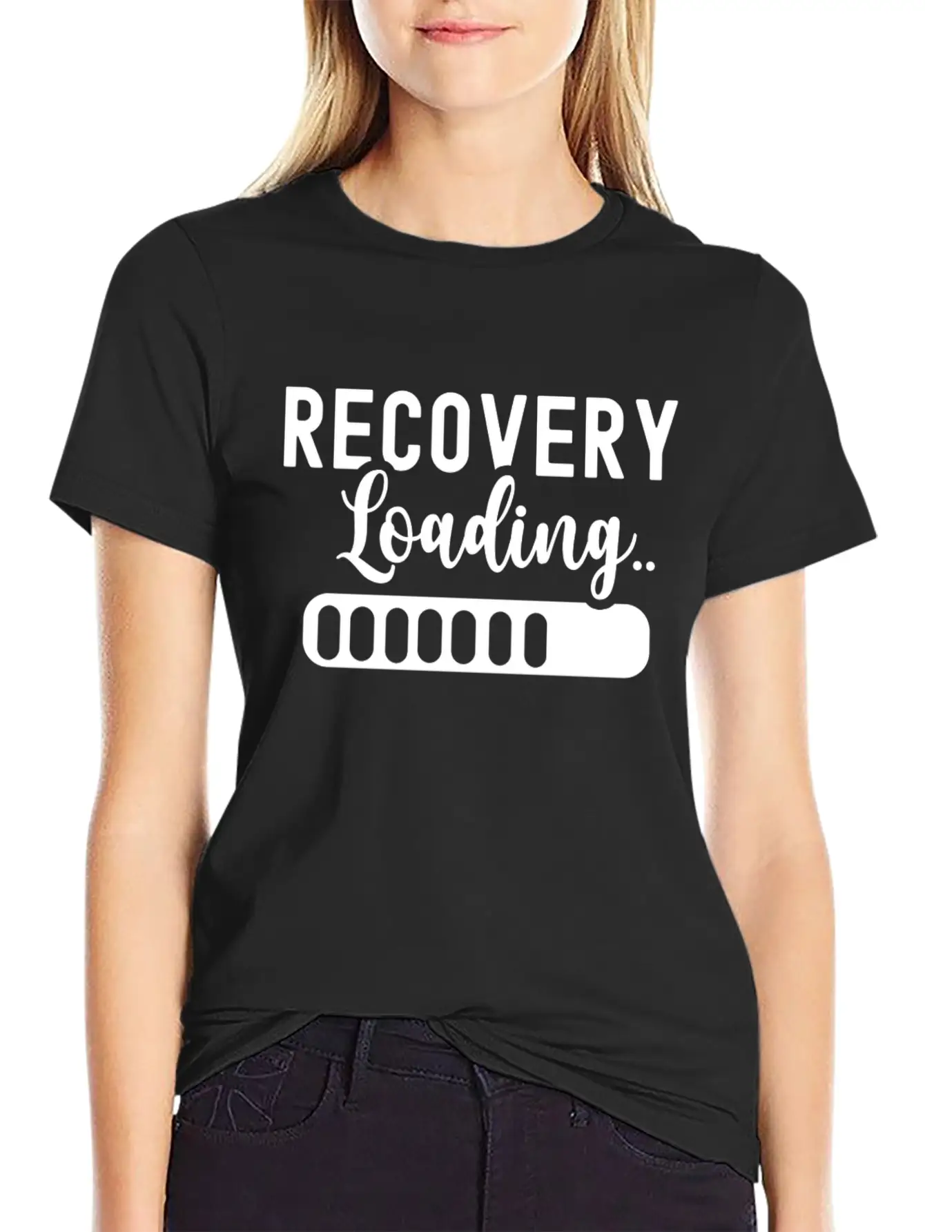 Recovery Loading Surgery Patient Recover Survivor Comfortable Minimalist Graphic Tee – Summer Style Essential