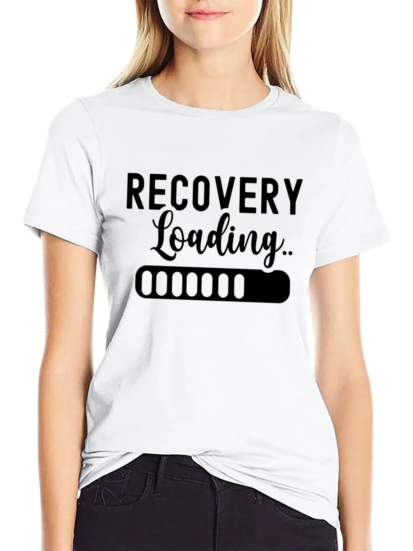Recovery Loading Surgery Patient Recover Survivor Comfortable Minimalist Graphic Tee – Summer Style Essential
