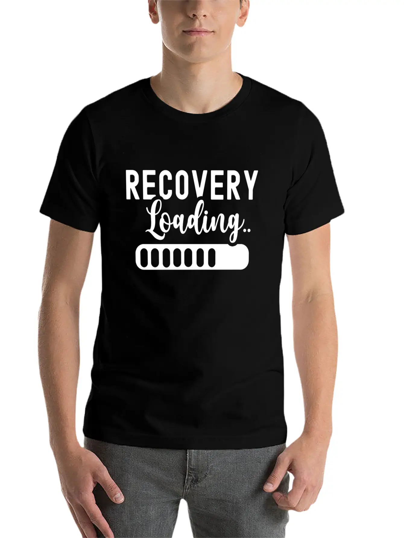 Recovery Loading Surgery Patient Recover Survivor Comfortable Minimalist Graphic Tee – Summer Style Essential